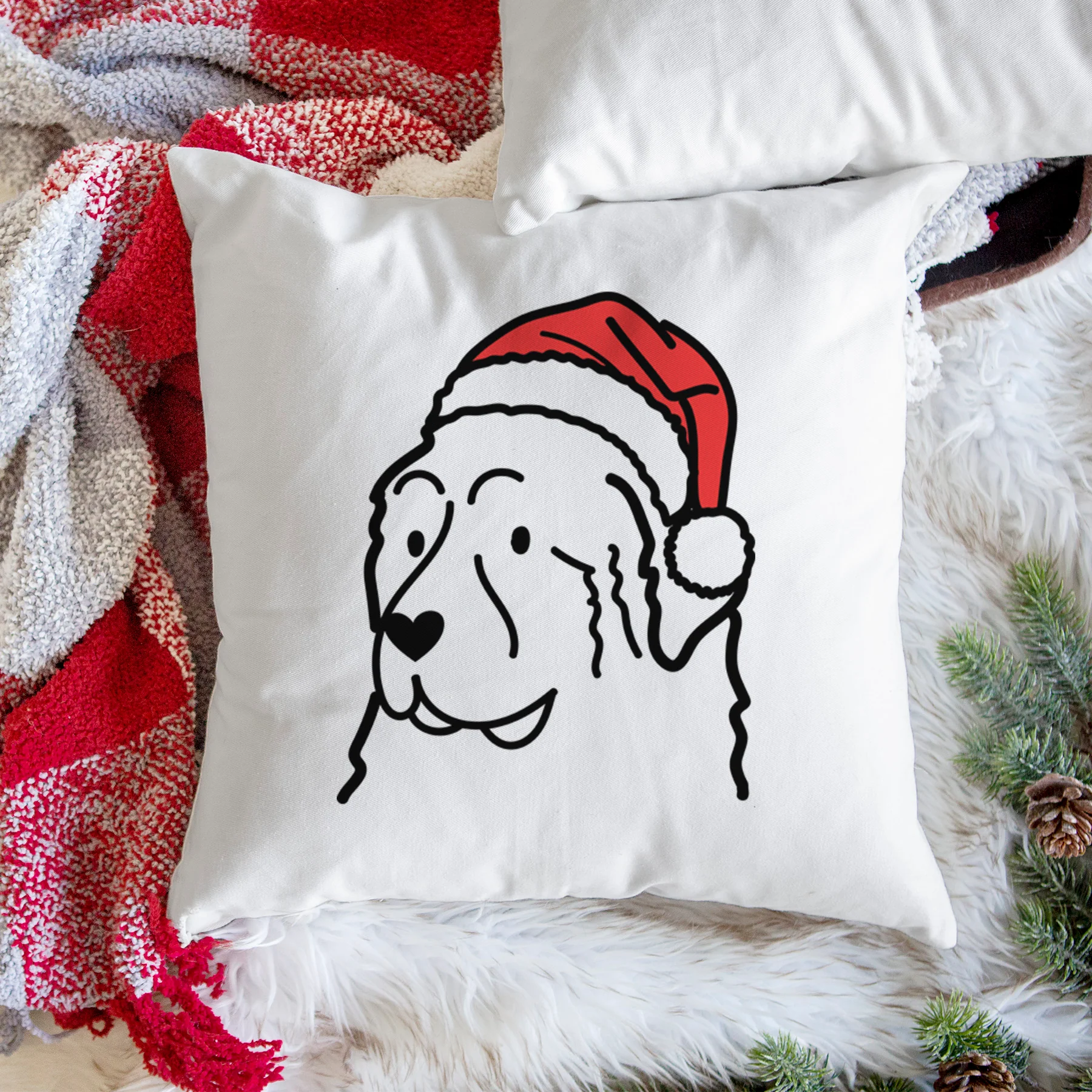 Love Always Great Pyrenees - Throw Pillow Cover - Image 3