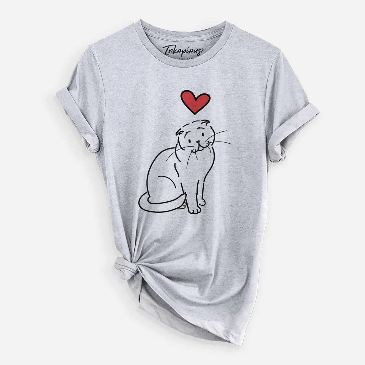 Love Always Scottish Fold Cat - Hank - Unisex Crewneck - Image 2