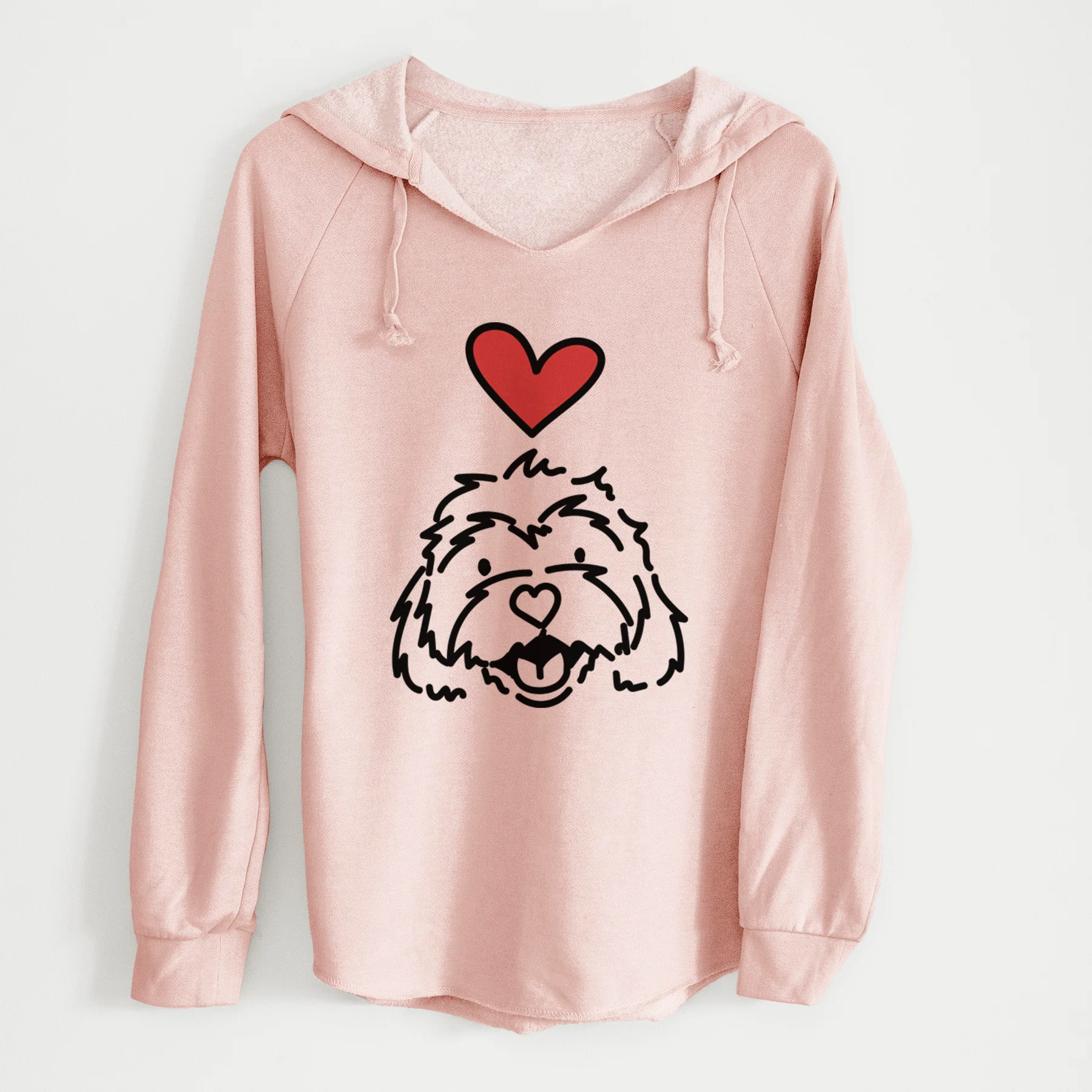 Love Always Cavachon - Harry - Cali Wave Hooded Sweatshirt - Image 7