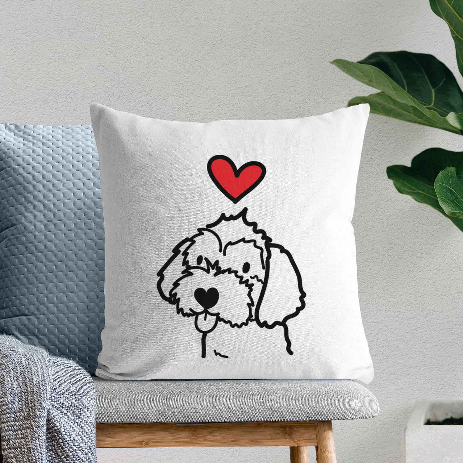 Love Always Havapoo - Throw Pillow Cover - Image 6