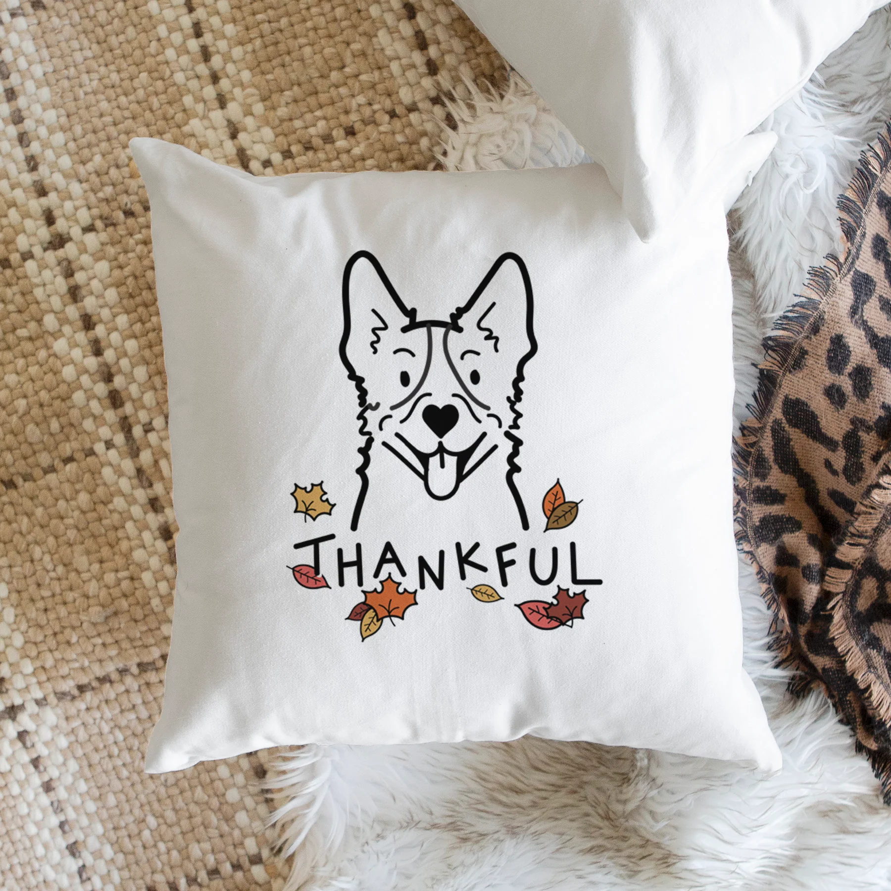 Love Always Heeler - Throw Pillow Cover - Image 2