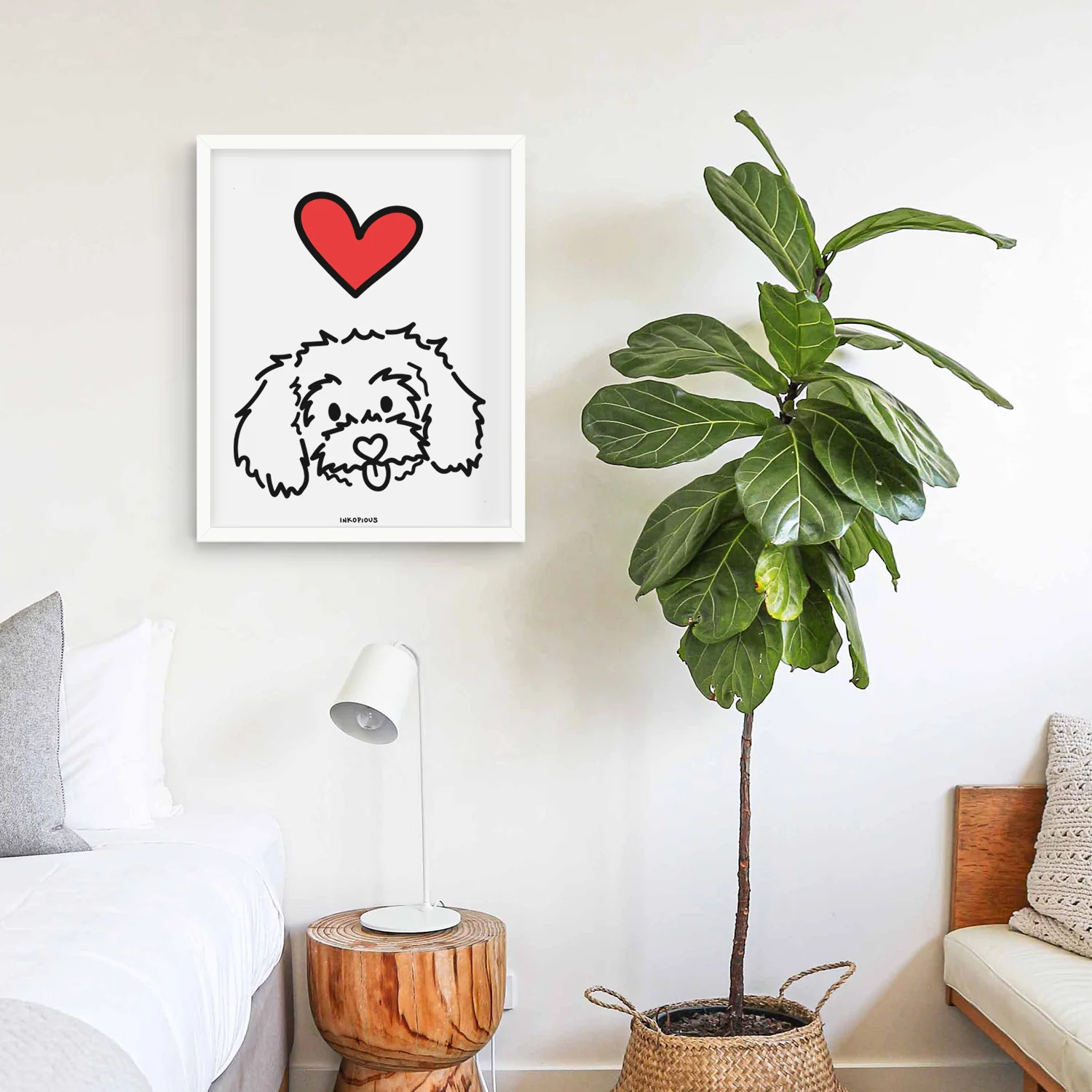 Love Always Maltipoo - Holly Art Print - Image 7