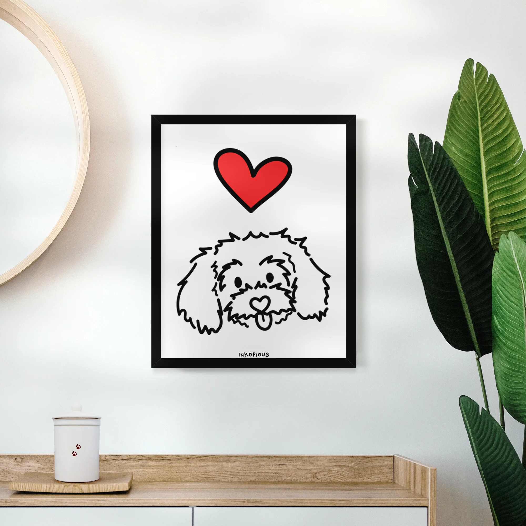 Love Always Maltipoo - Holly Art Print - Image 8