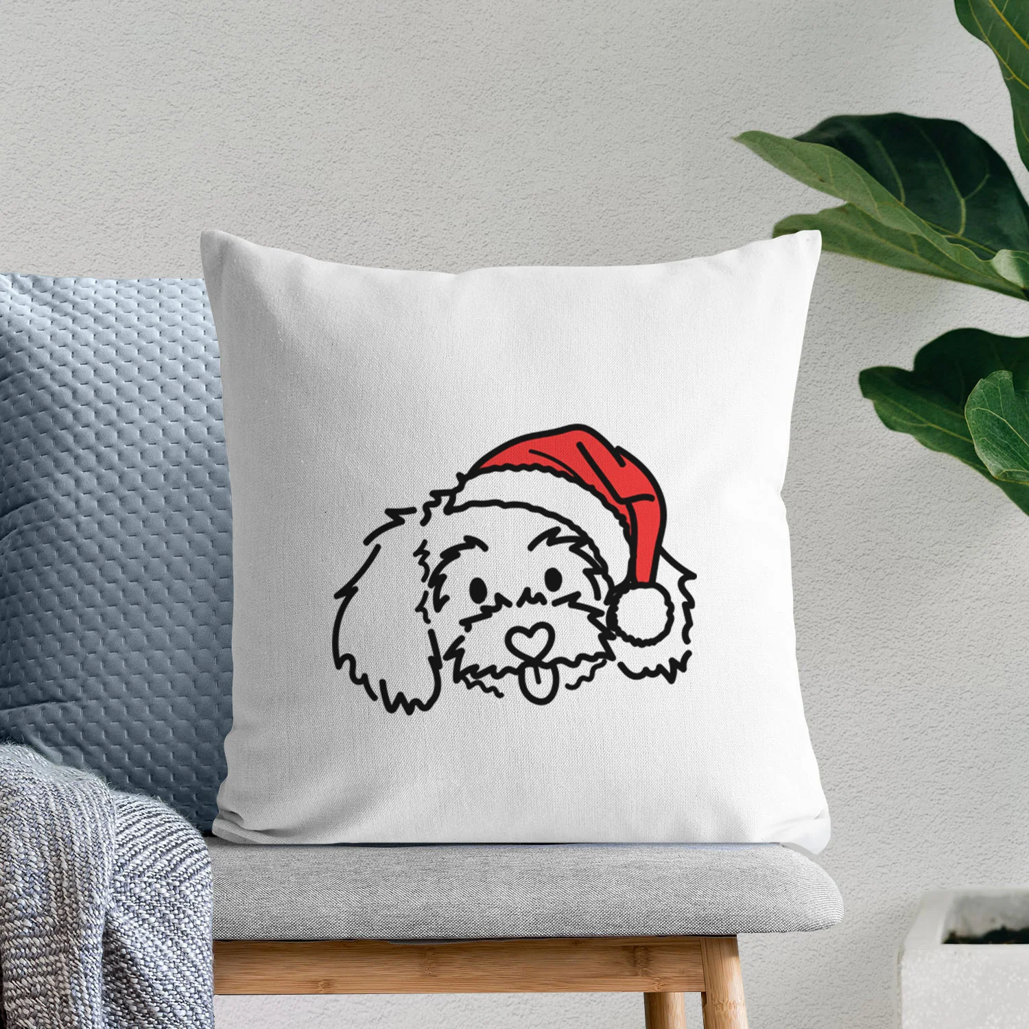 Love Always Maltipoo - Holly - Throw Pillow Cover - Image 9