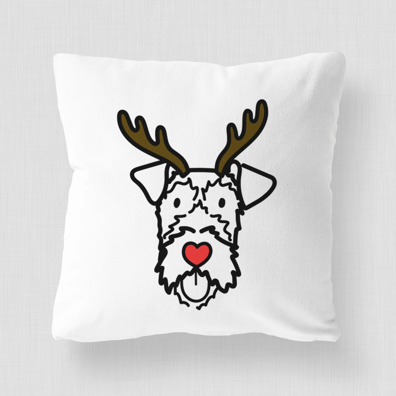 Love Always Irish Terrier - Throw Pillow Cover - Image 4