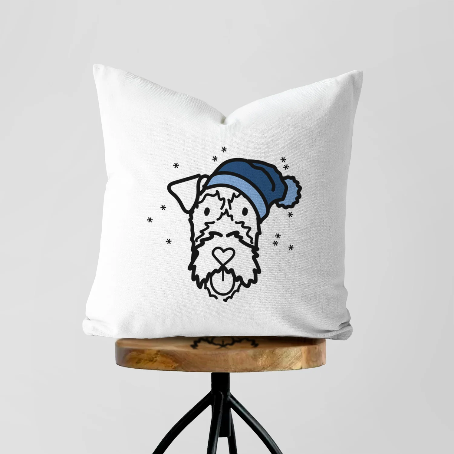 Love Always Irish Terrier - Throw Pillow Cover - Image 5