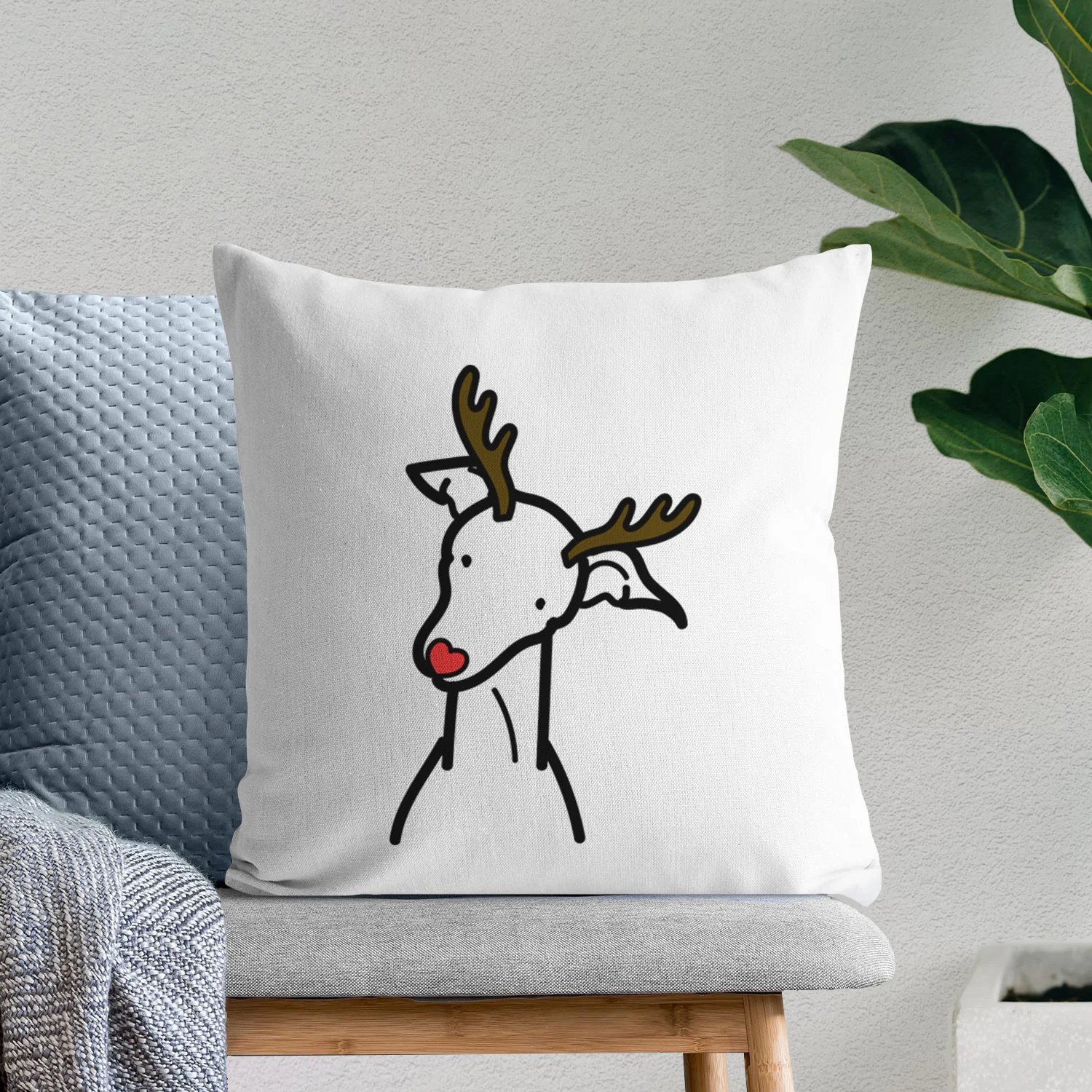 Love Always Italian Greyhound - Throw Pillow Cover - Image 8