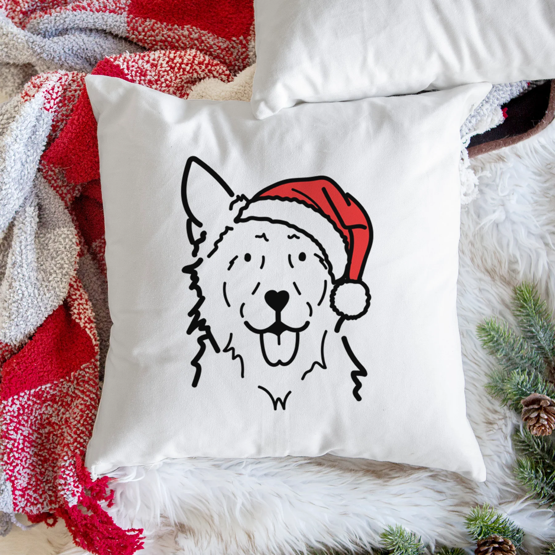 Love Always Mudi - Jack - Throw Pillow Cover - Image 3