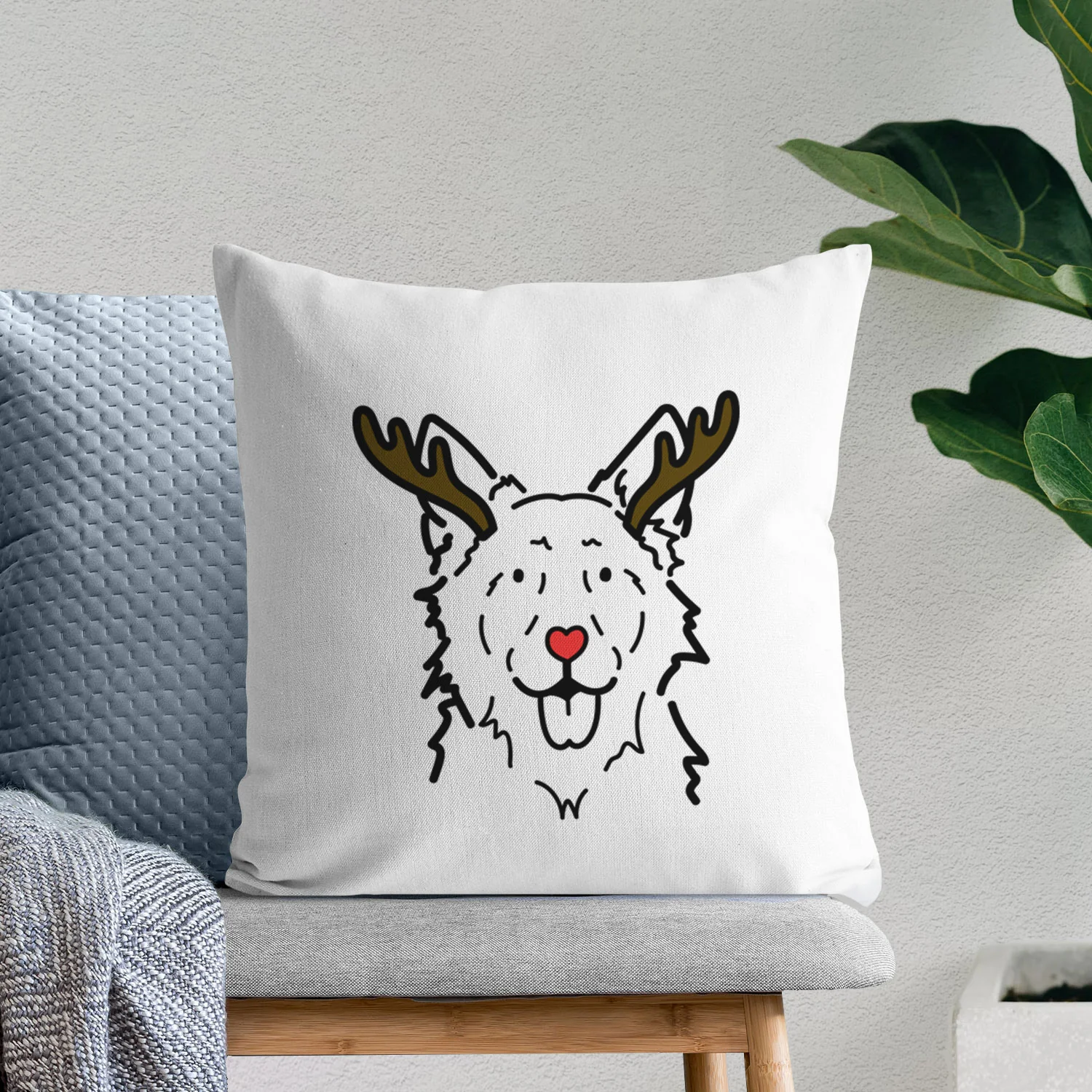 Love Always Mudi - Jack - Throw Pillow Cover - Image 8