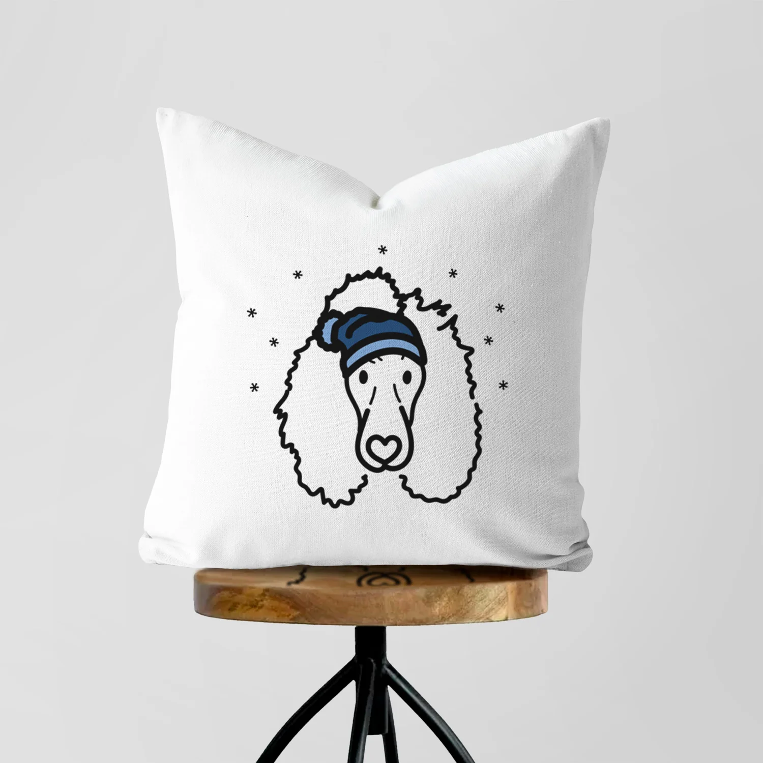 Love Always Standard Poodle - Jemma - Throw Pillow Cover - Image 5