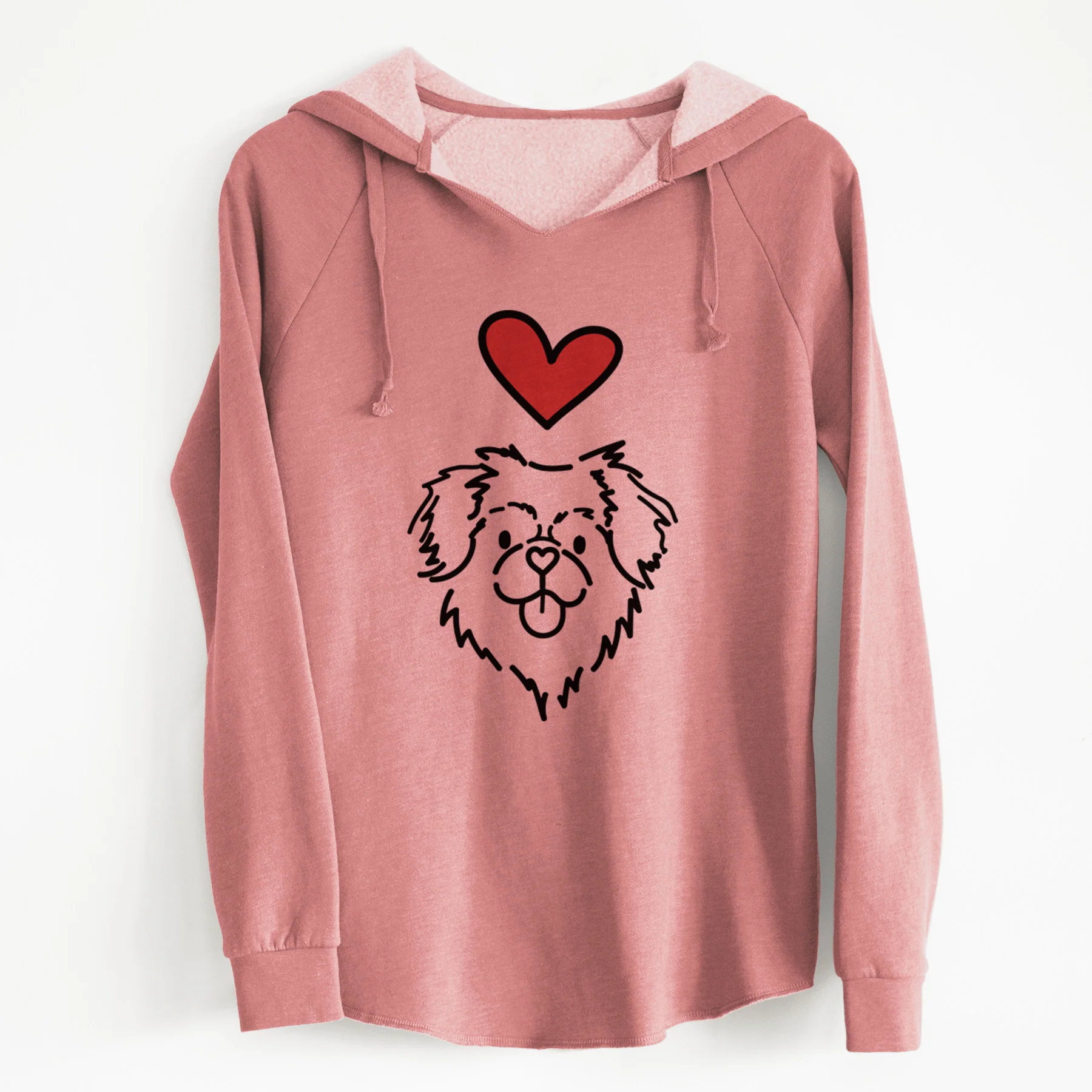 Love Always Tibetan Spaniel - Jiji - Cali Wave Hooded Sweatshirt - Image 8