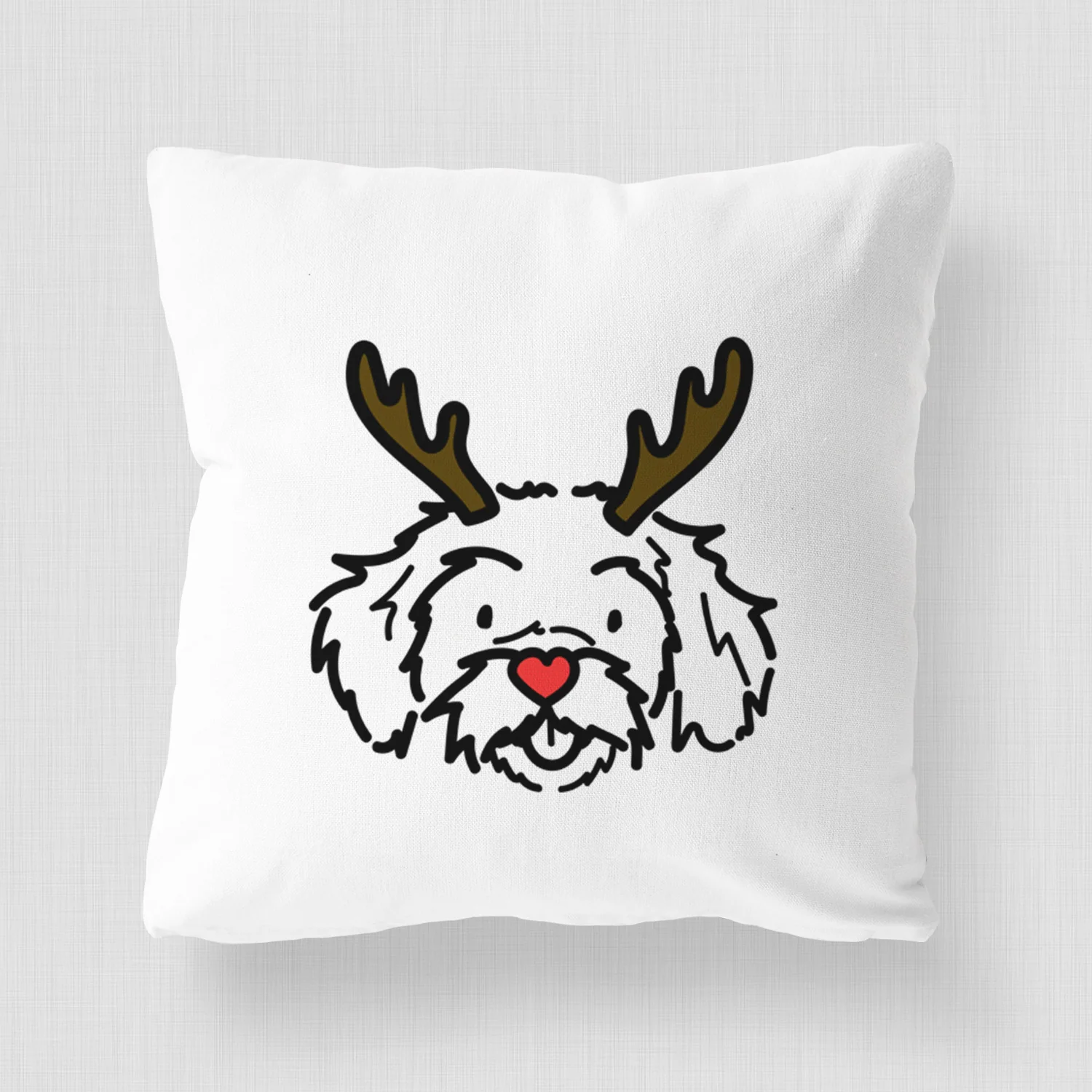 Love Always Peekapoo - Jo Jo - Throw Pillow Cover - Image 3