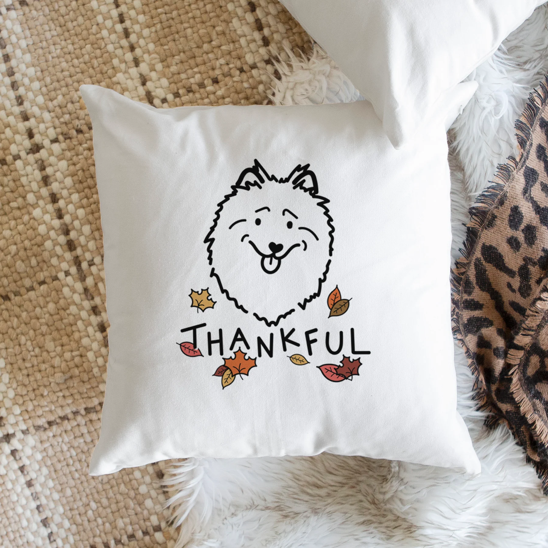 Love Always Keeshond - Throw Pillow Cover - Image 2