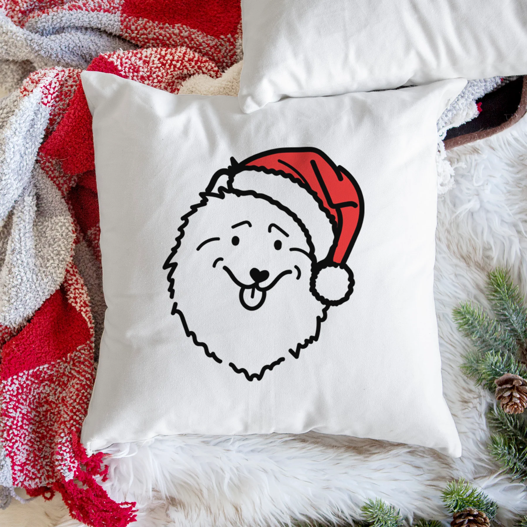 Love Always Keeshond - Throw Pillow Cover - Image 3
