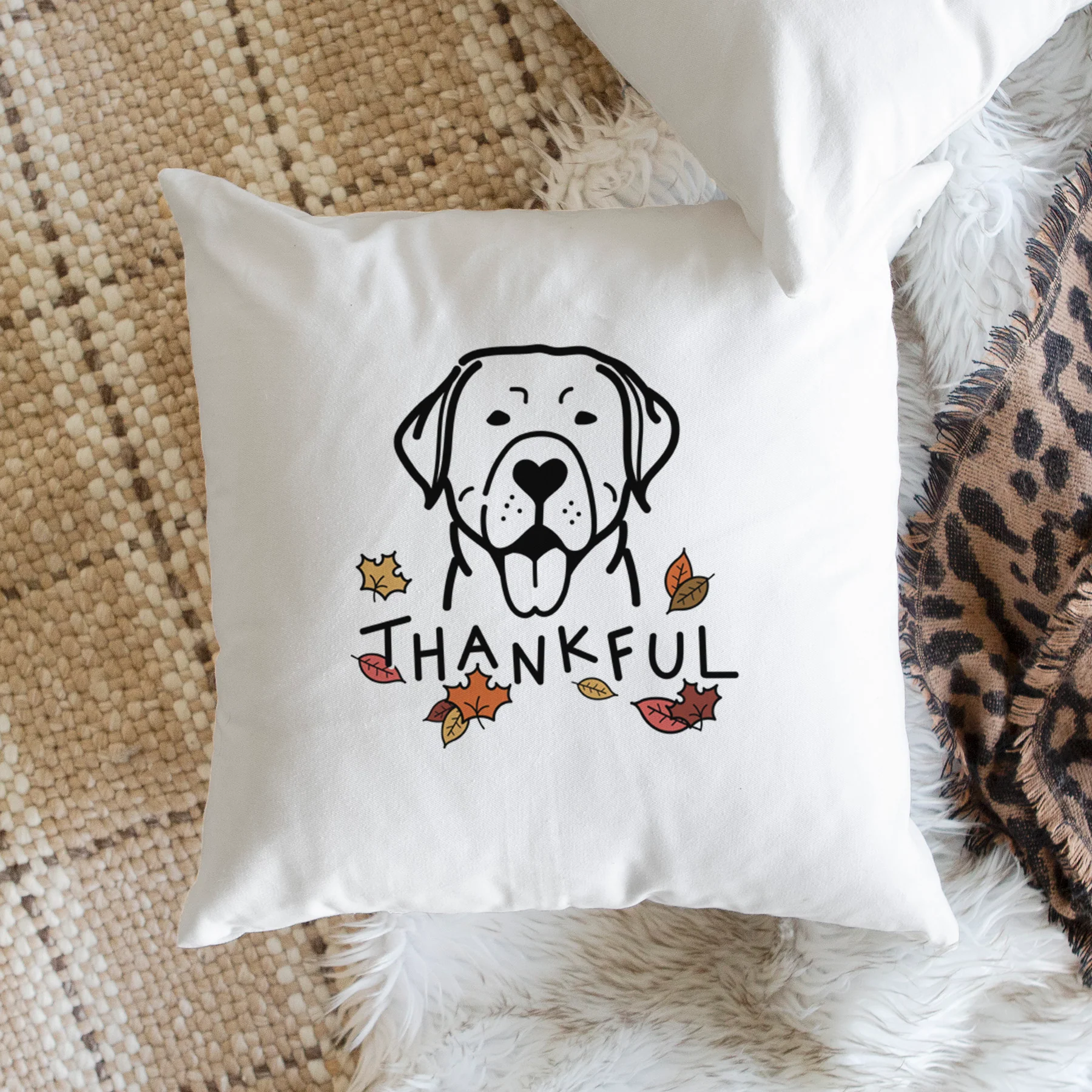 Love Always Labrador Retriever - Throw Pillow Cover - Image 2