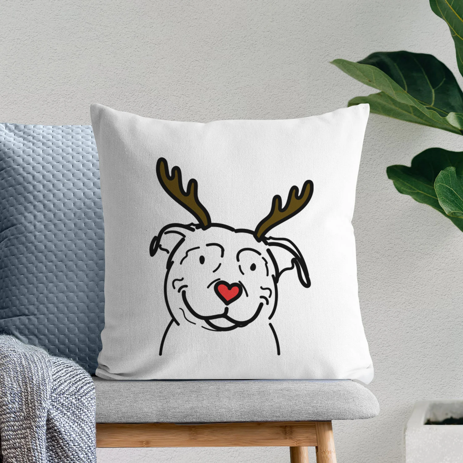 Love Always American Pitbull Terrier - Lady - Throw Pillow Cover - Image 8
