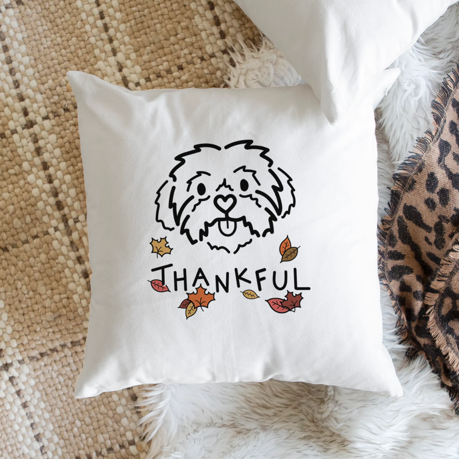 Love Always Shih Tzu - Leo - Throw Pillow Cover - Image 2