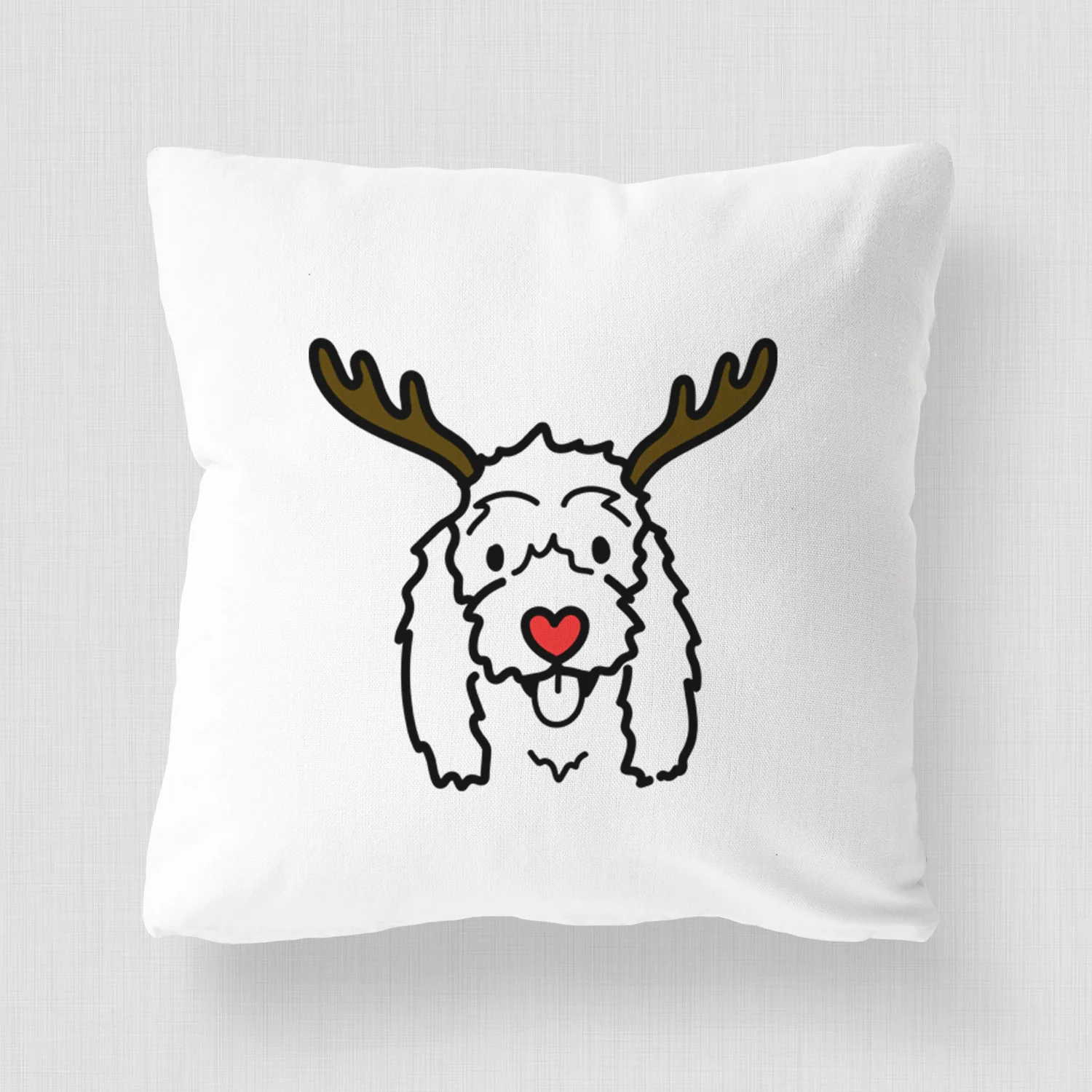 Love Always Coton de Tulear - Louie -  Throw Pillow Cover - Image 4