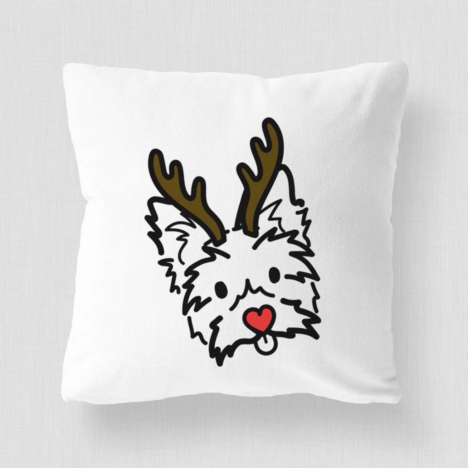 Love Always Yorkshire Terrier - Luna - Throw Pillow Cover - Image 4