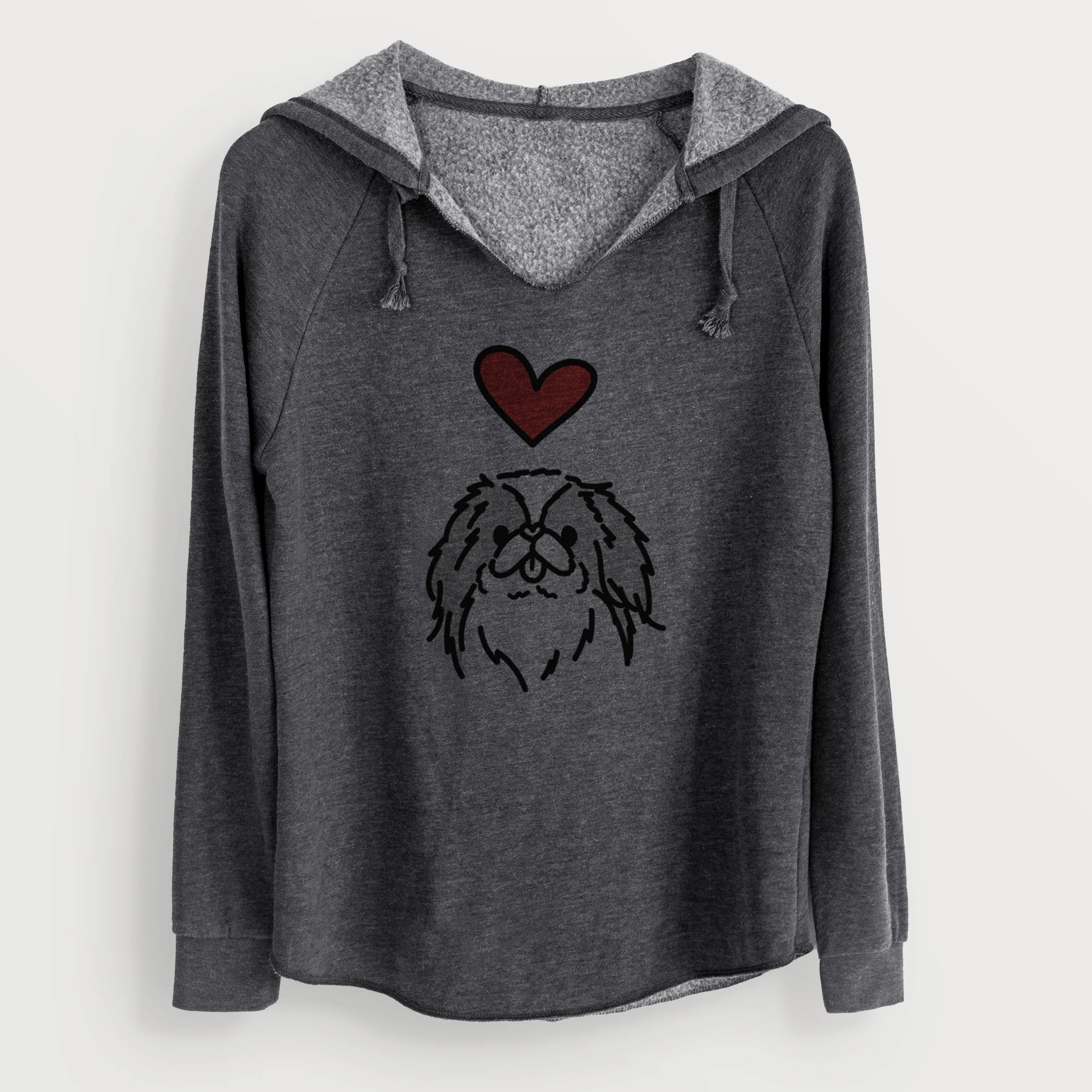 Love Always Japanese Chin - Macha - Cali Wave Hooded Sweatshirt - Image 12