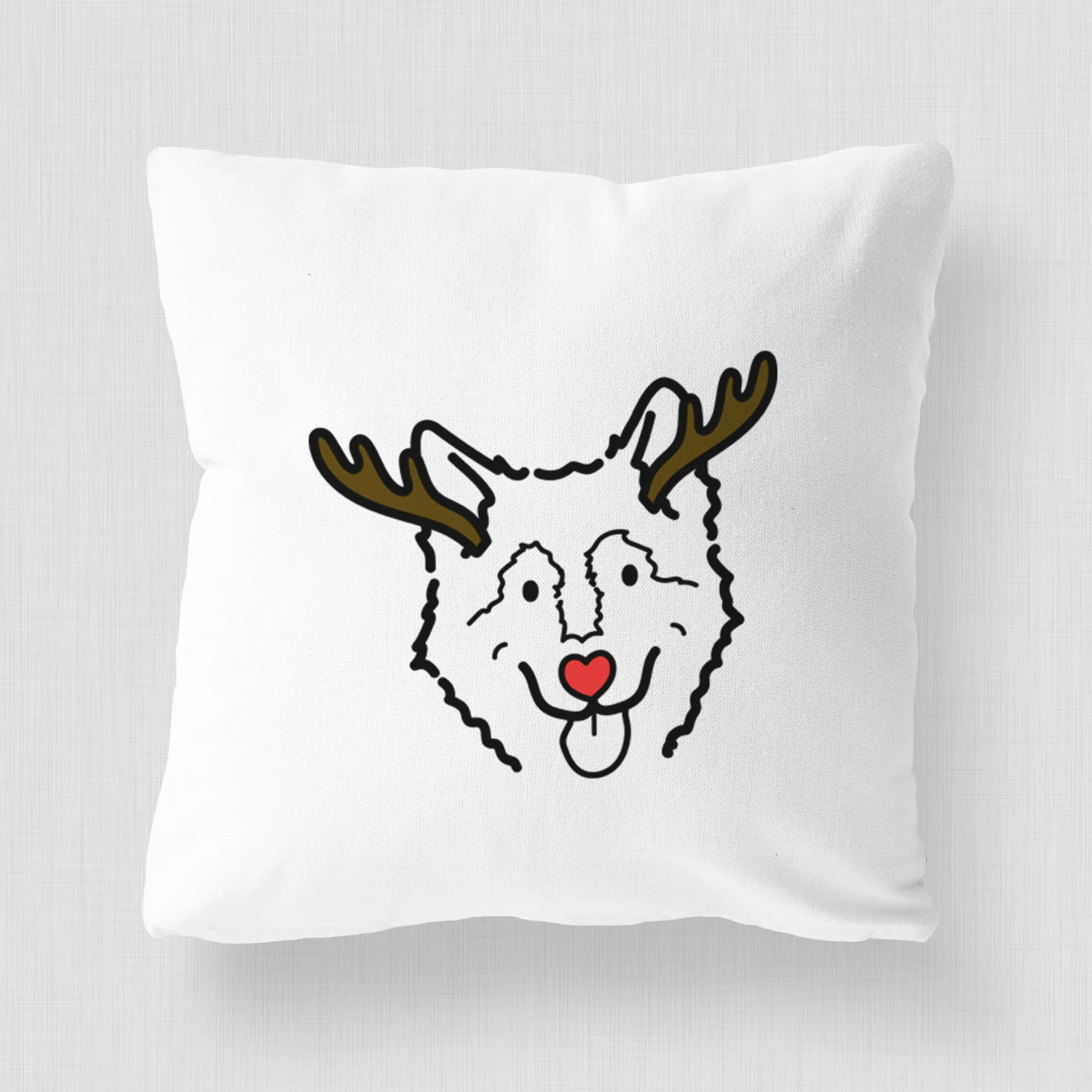 Love Always Alaskan Malamute - Max -  Throw Pillow Cover - Image 4