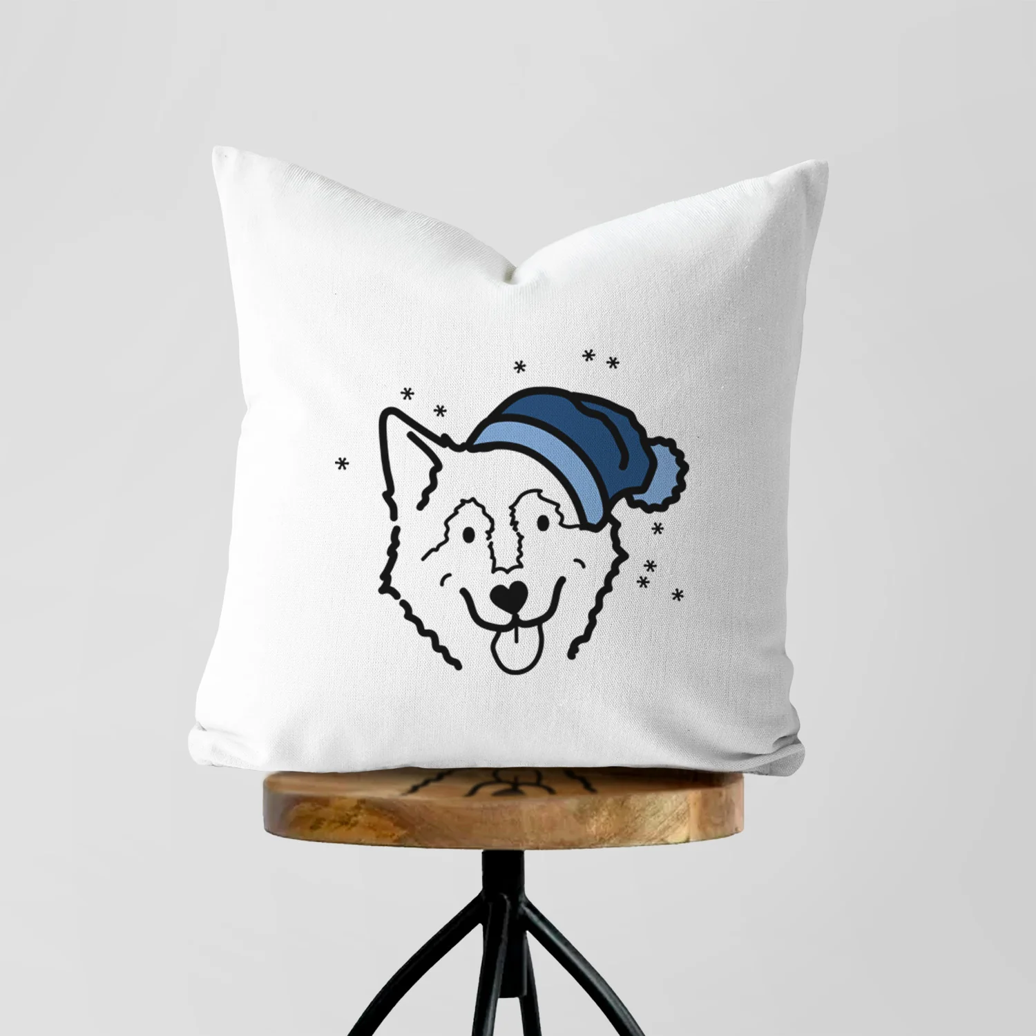 Love Always Alaskan Malamute - Max -  Throw Pillow Cover - Image 5