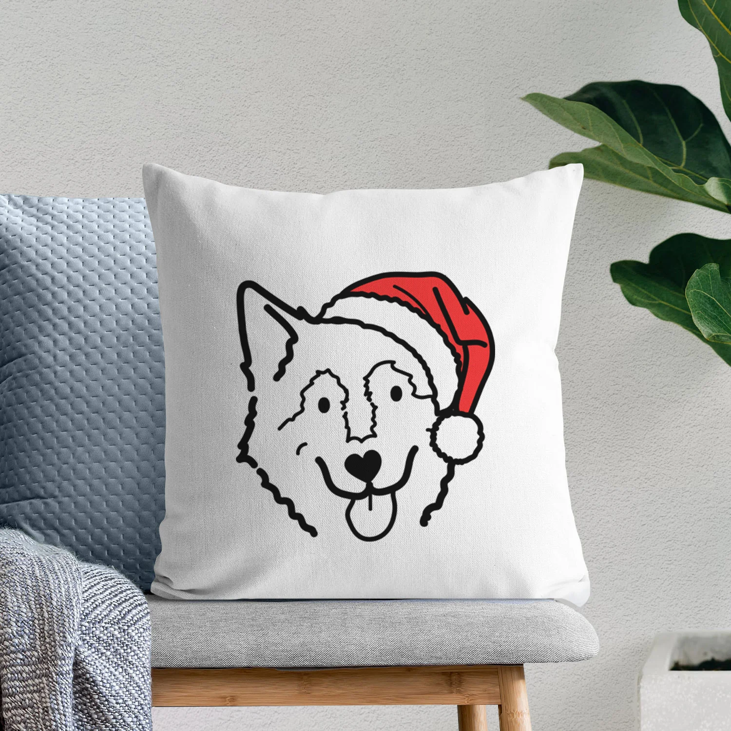 Love Always Alaskan Malamute - Max -  Throw Pillow Cover - Image 9