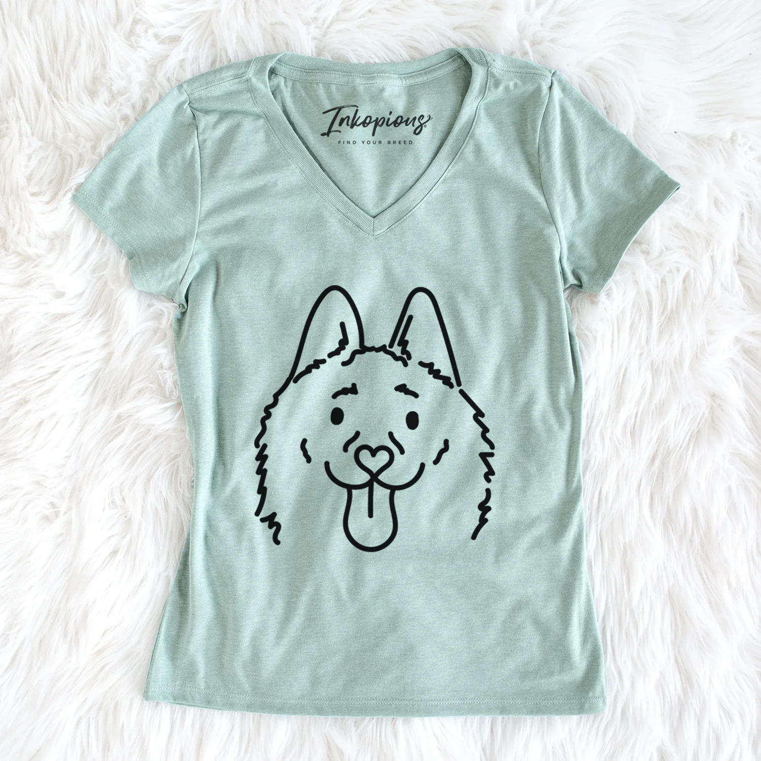 Love Always Schipperke - Meeko - Women's Perfect V-neck Shirt - Image 5