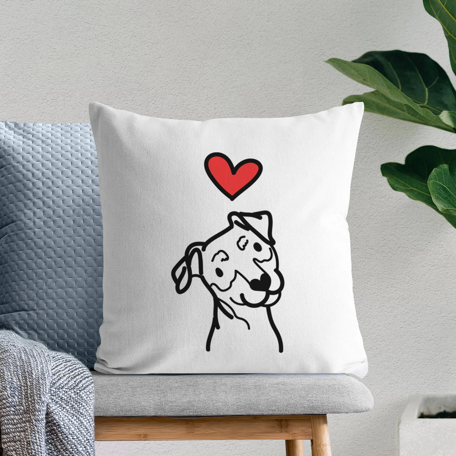 Love Always Mini Pinscher - Throw Pillow Cover - Image 6