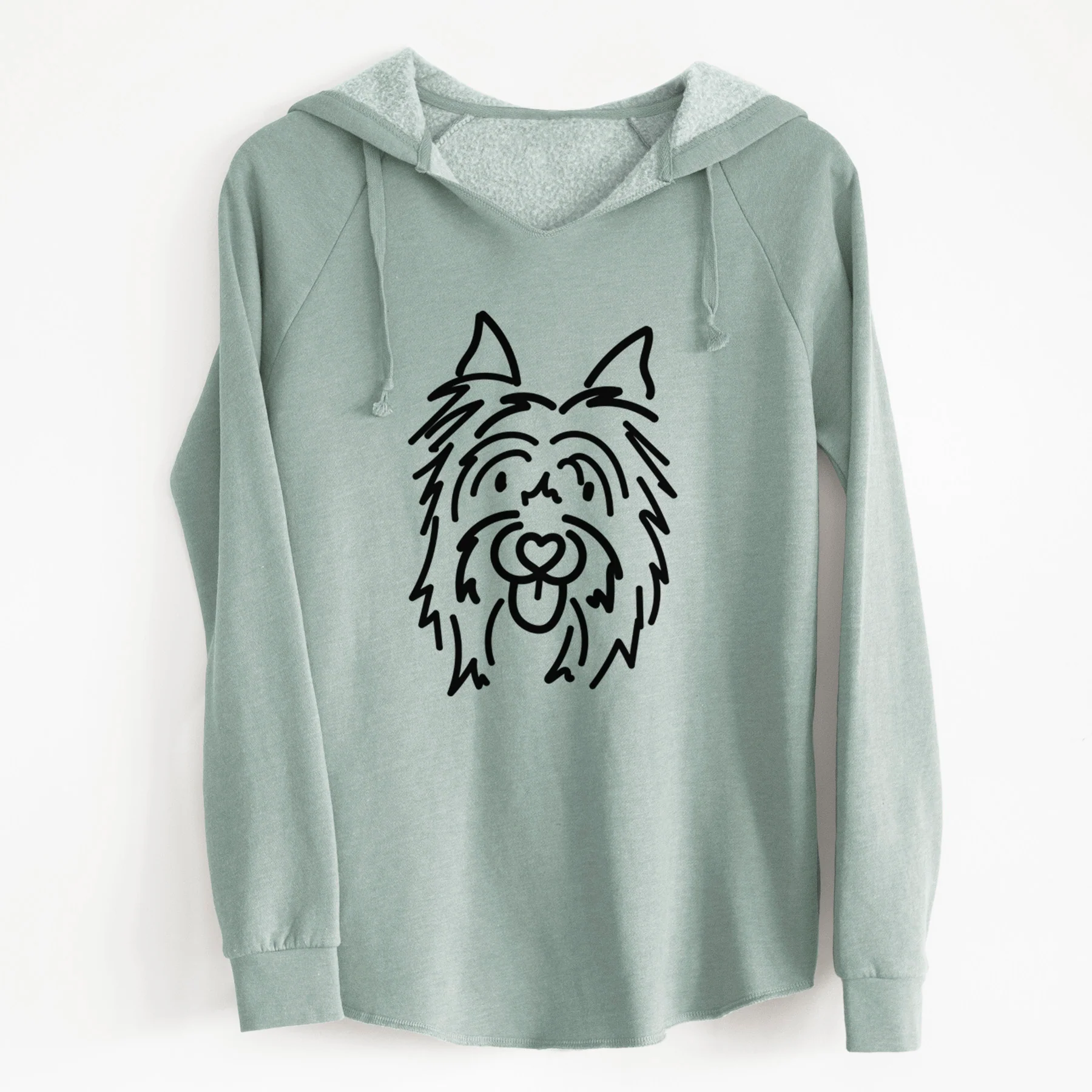 Love Always Silky Terrier - Monty - Cali Wave Hooded Sweatshirt - Image 15