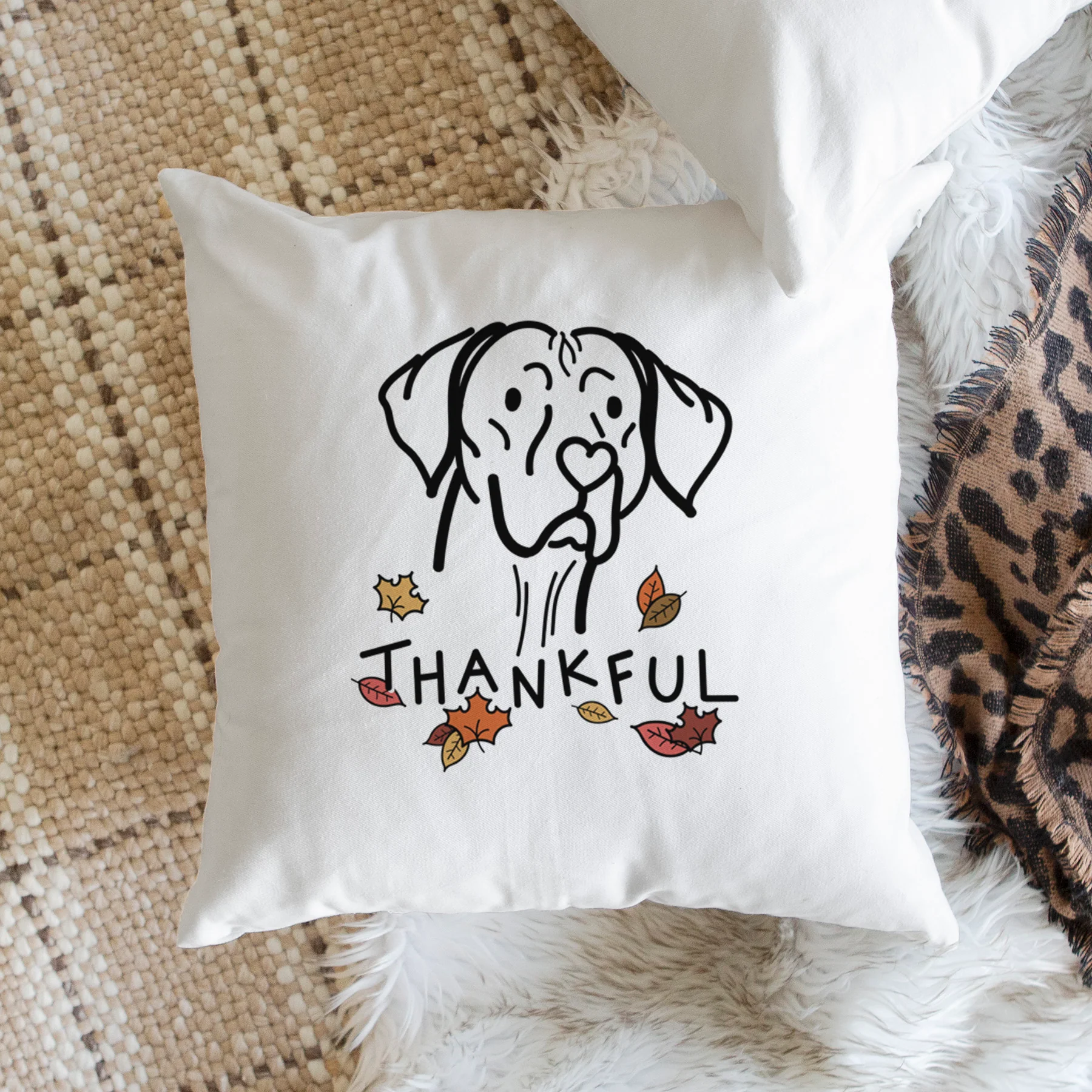 Love Always Vizsla - Moose - Throw Pillow Cover - Image 2