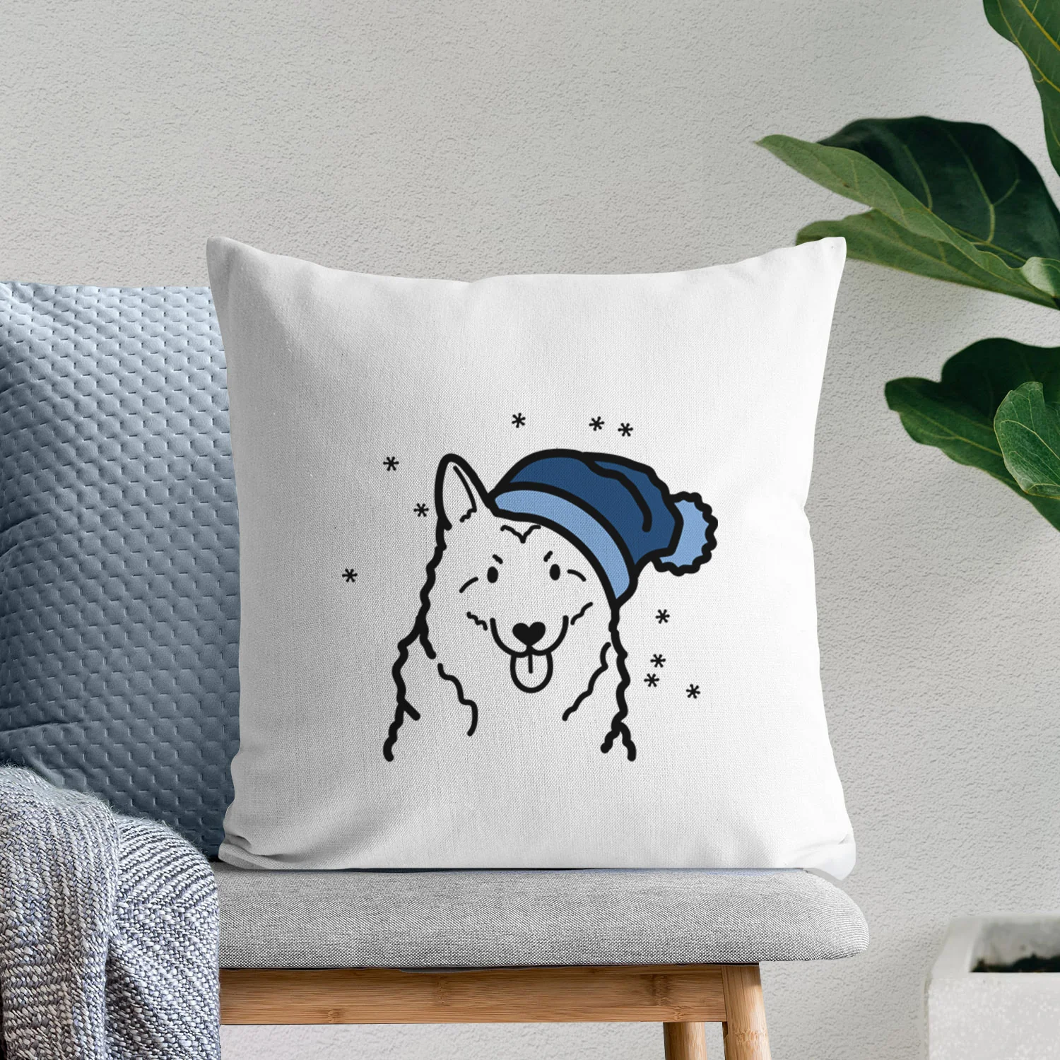 Love Always Norwegian Elkhound - Throw Pillow Cover - Image 10
