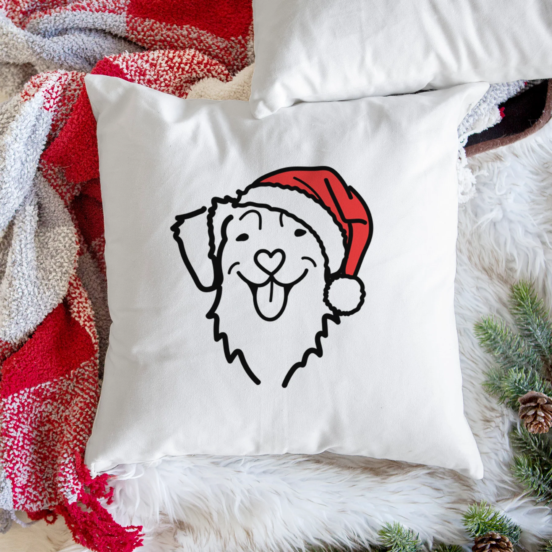 Love Always Nova Scotia Duck Tolling Retriever - Throw Pillow Cover - Image 3