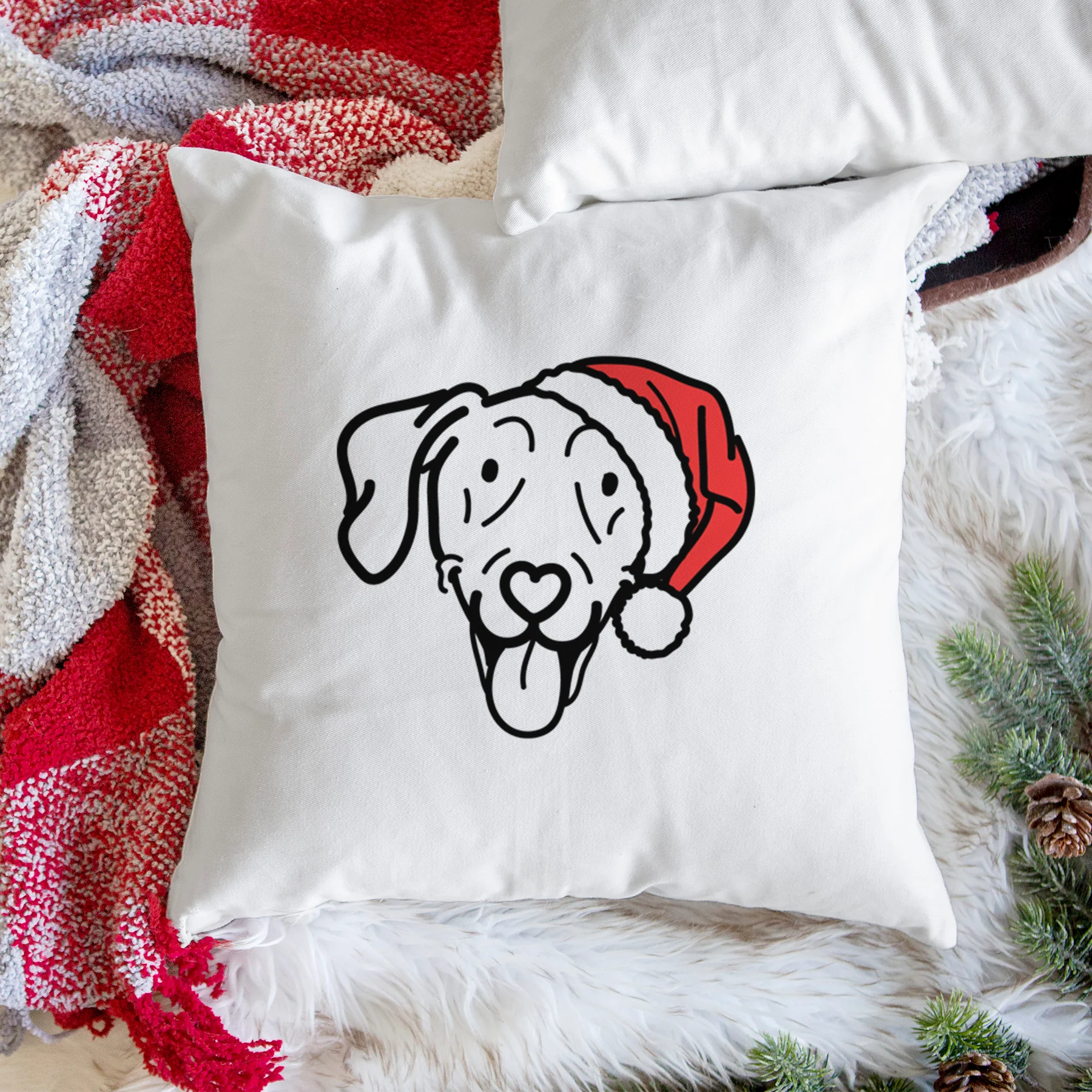 Love Always Weimaraner - Paco Lobo - Throw Pillow Cover - Image 3