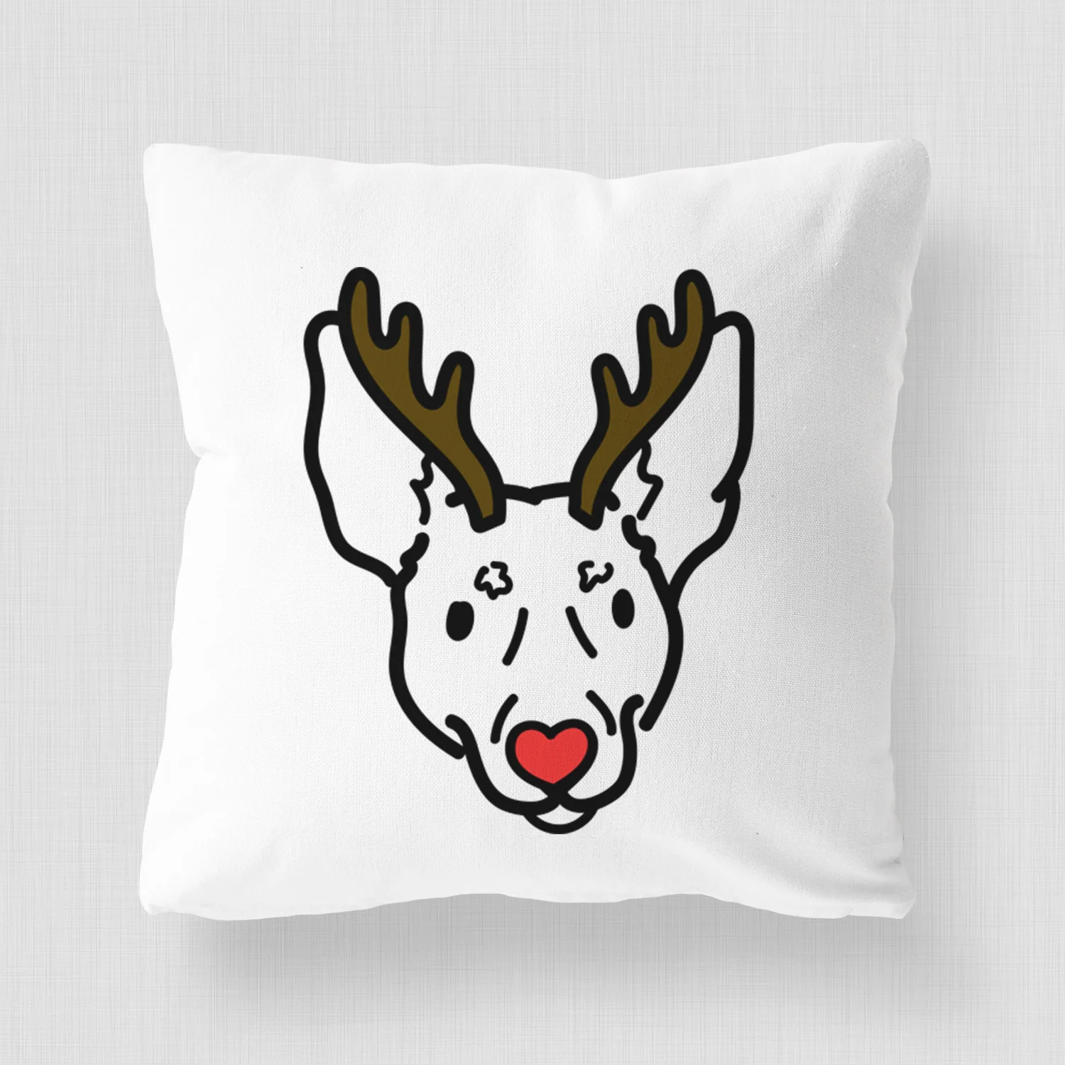 Love Always Rat Terrier - Penny -  Throw Pillow Cover - Image 4