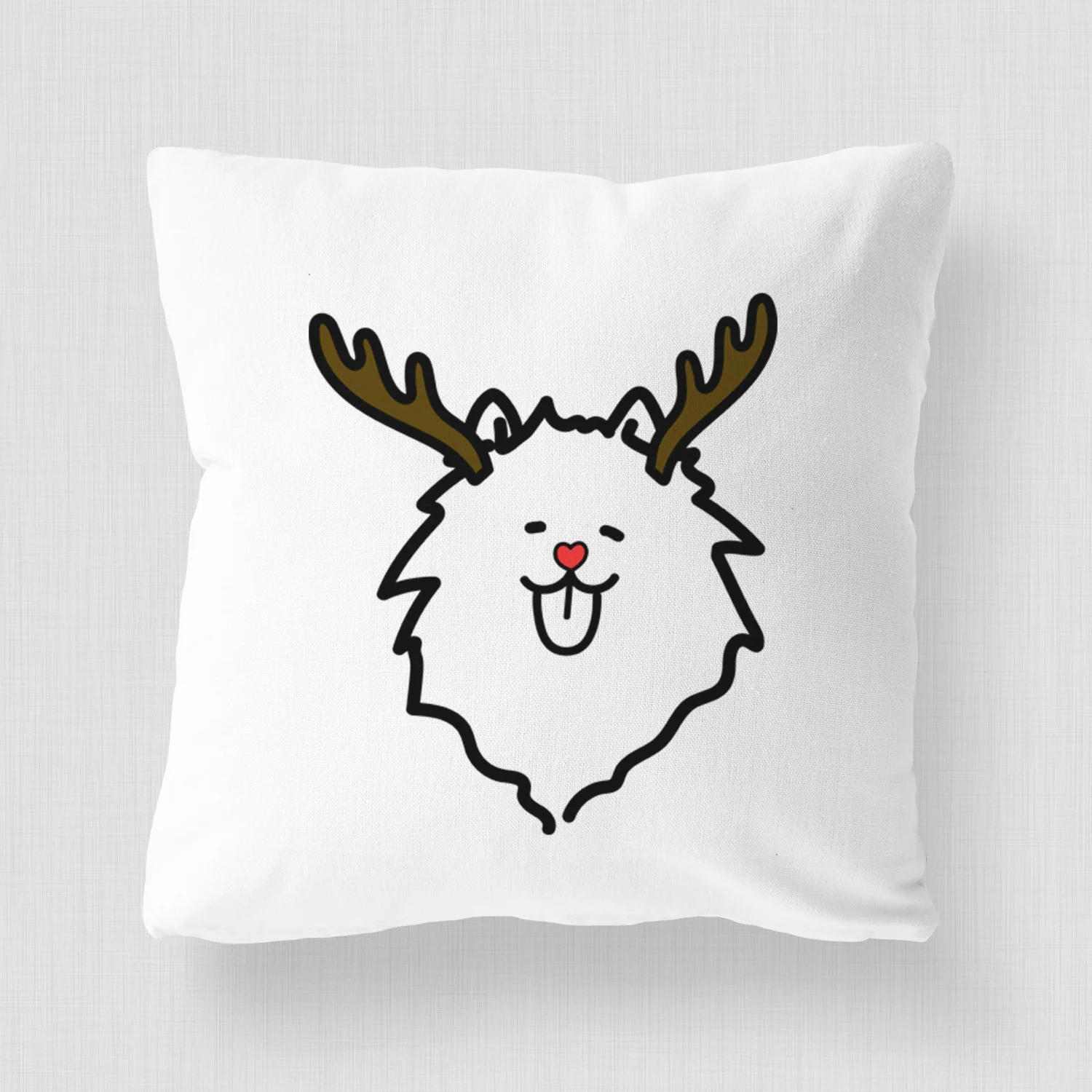 Love Always Pomeranian - Throw Pillow Cover - Image 4