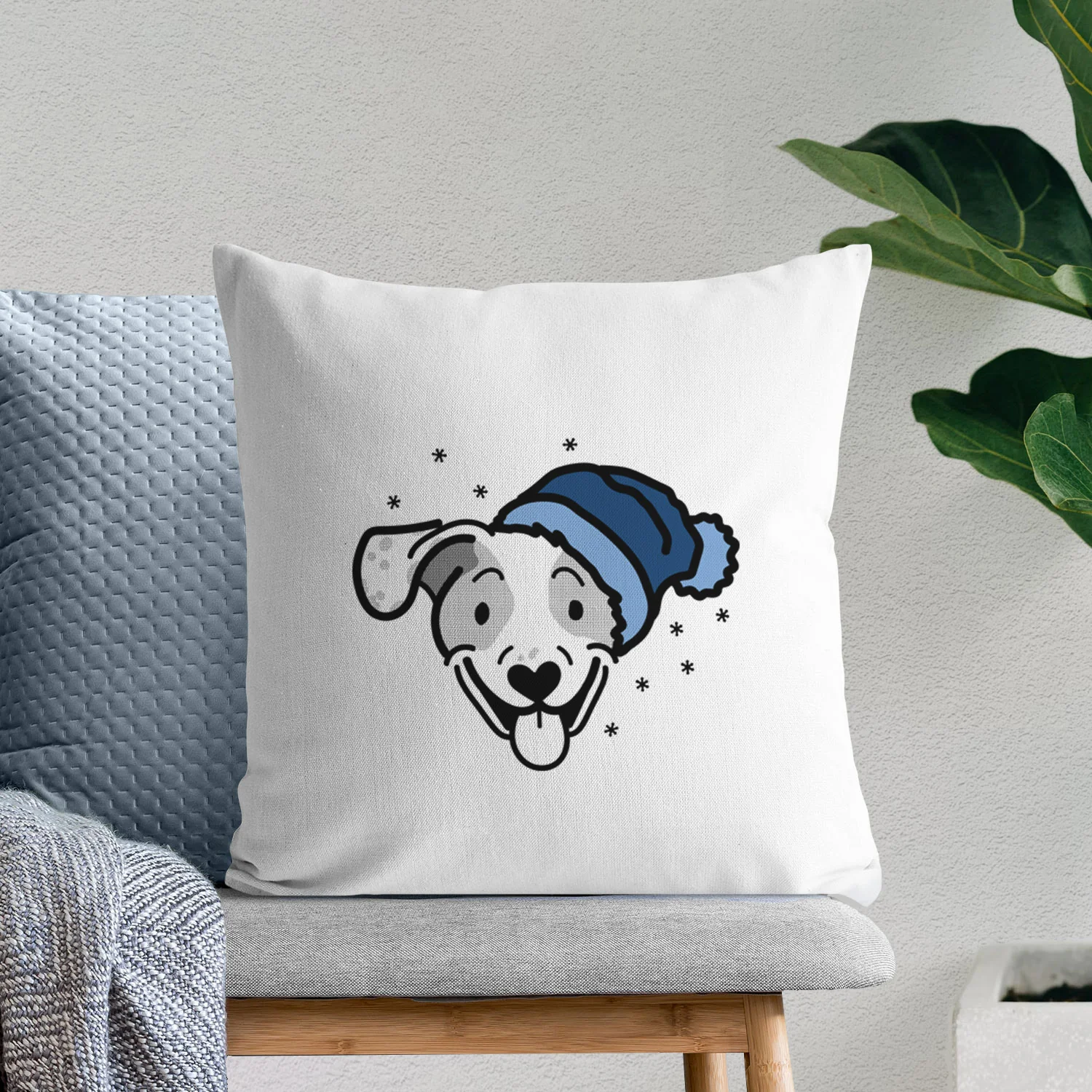 Love Always Beagle Mix - Roland - Throw Pillow Cover - Image 10
