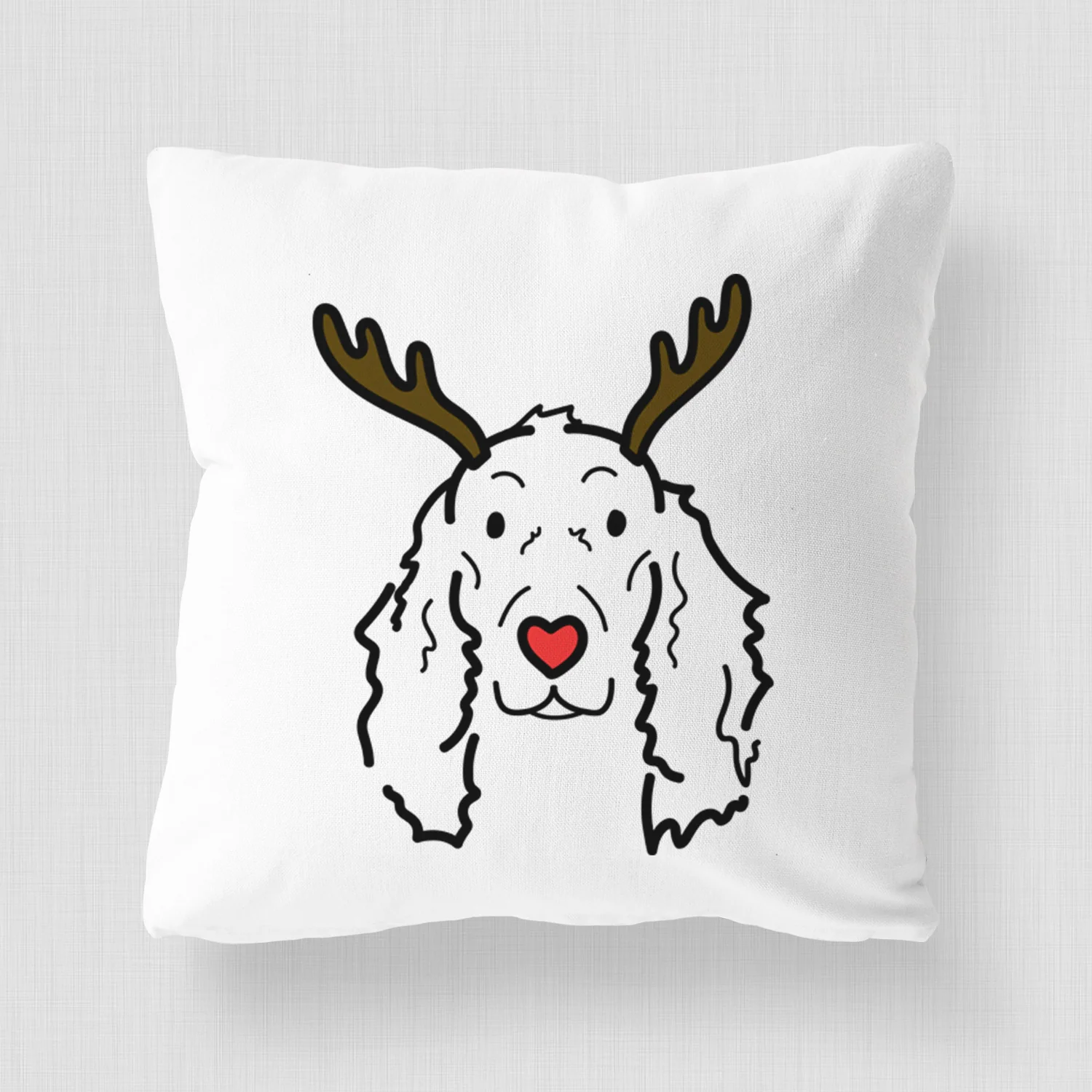 Love Always Irish Setter - Seven - Throw Pillow Cover - Image 4