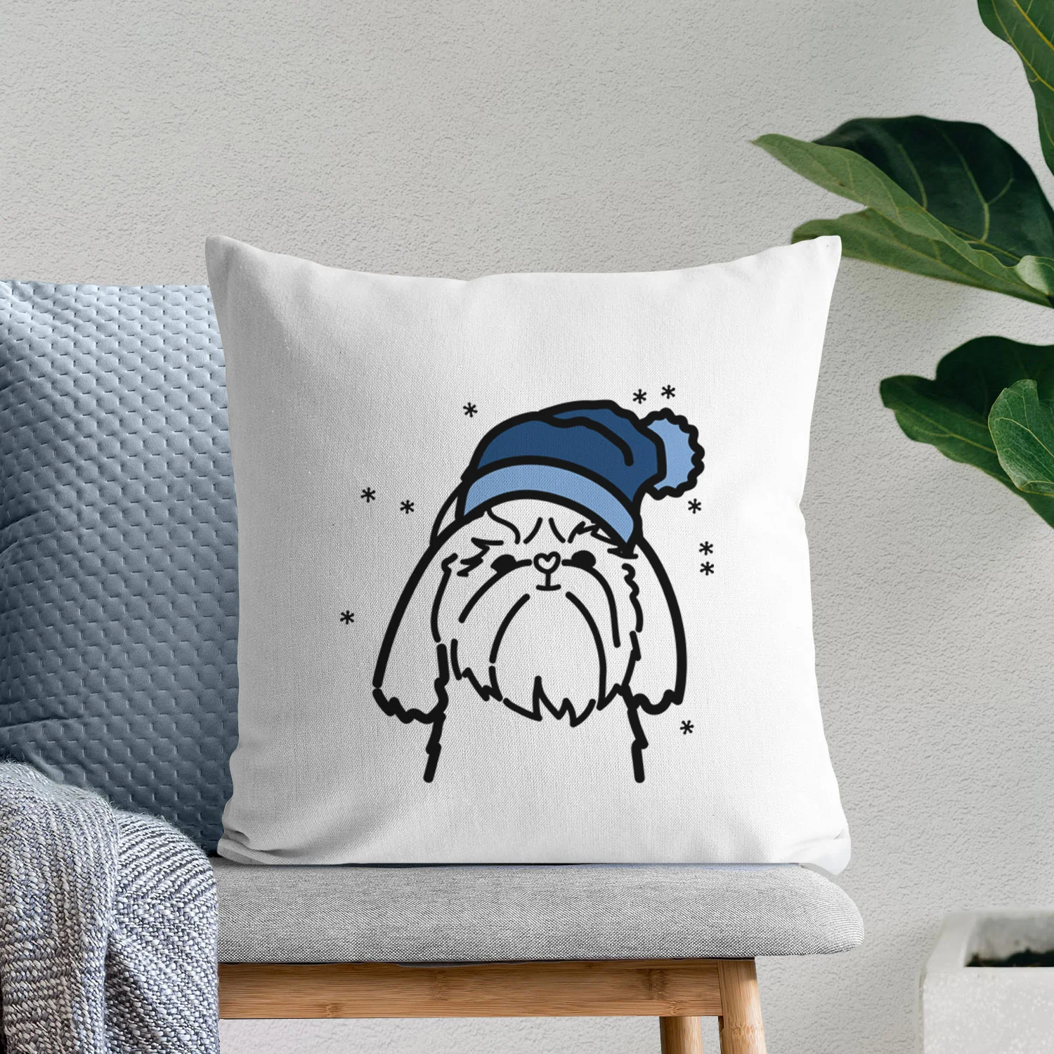Love Always Shih Tzu - Throw Pillow Cover - Image 10