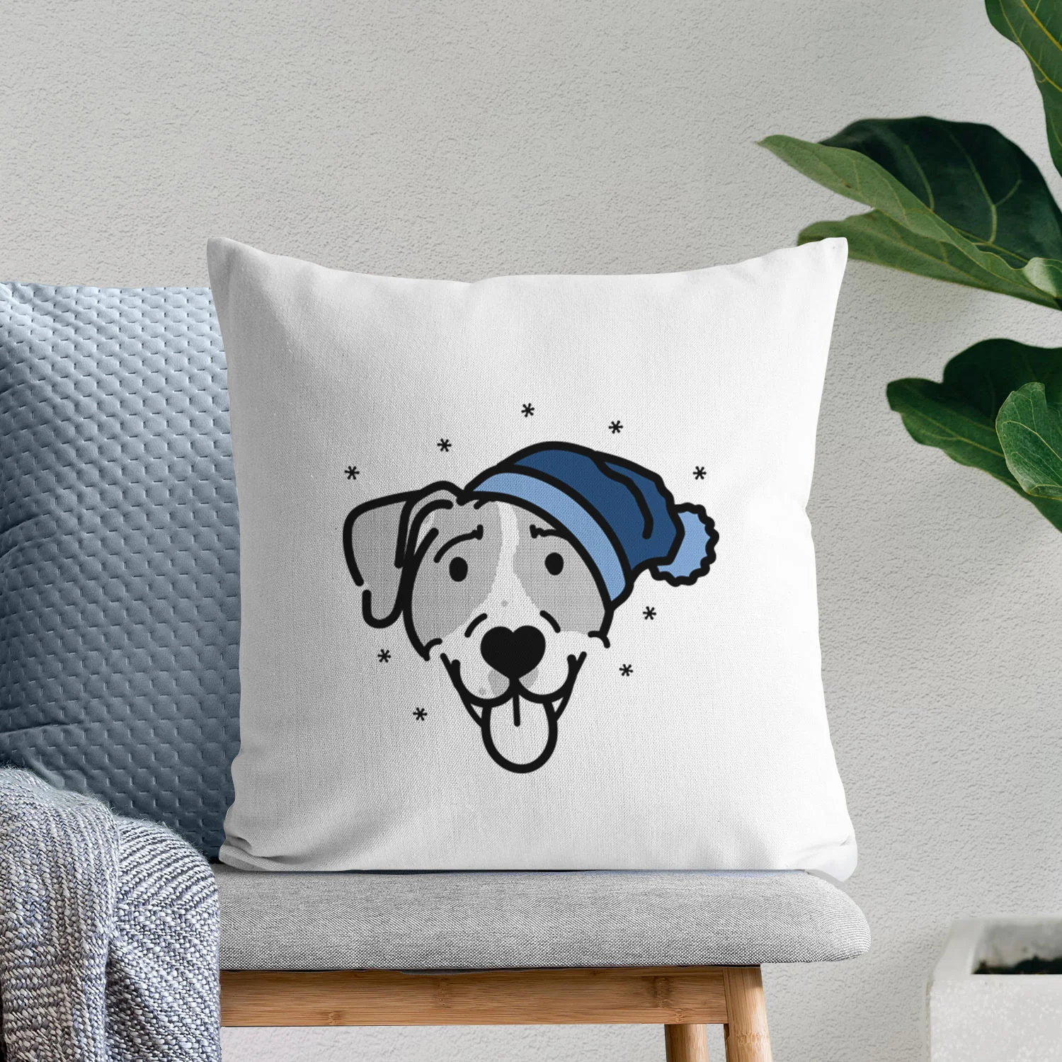 Love Always Bluetick Coonhound - Shiva - Throw Pillow Cover - Image 10