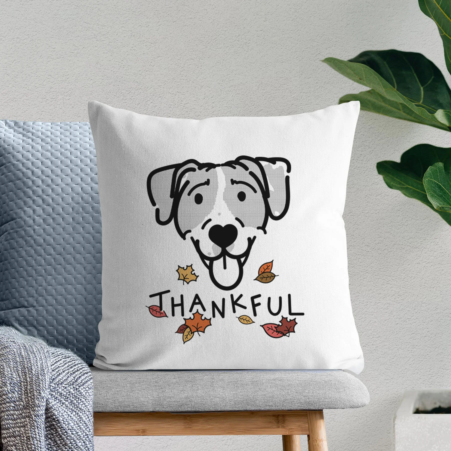 Love Always Bluetick Coonhound - Shiva - Throw Pillow Cover - Image 7