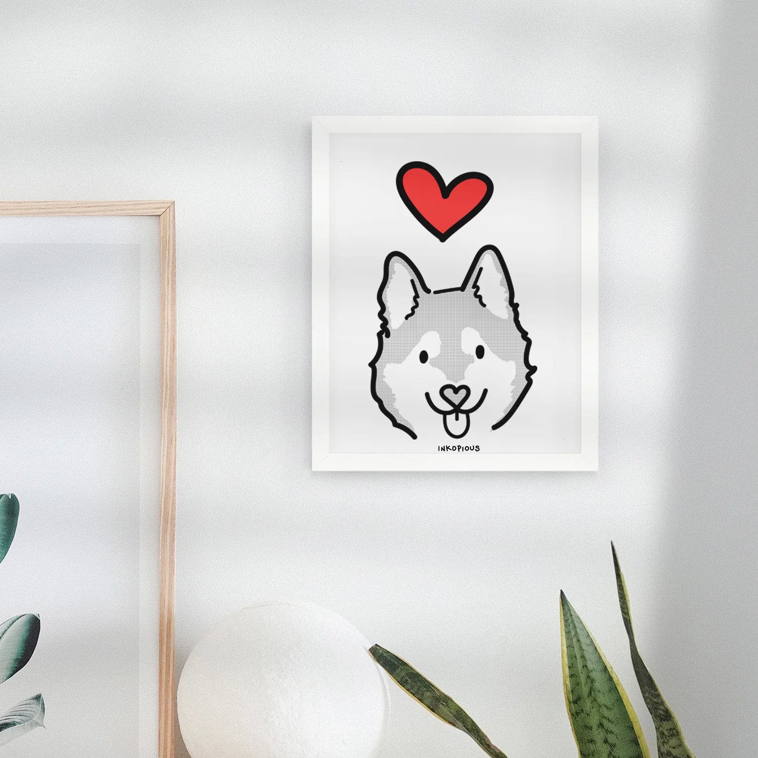 Love Always Alaskan Klee Kai - Sitka Art Print - Image 3
