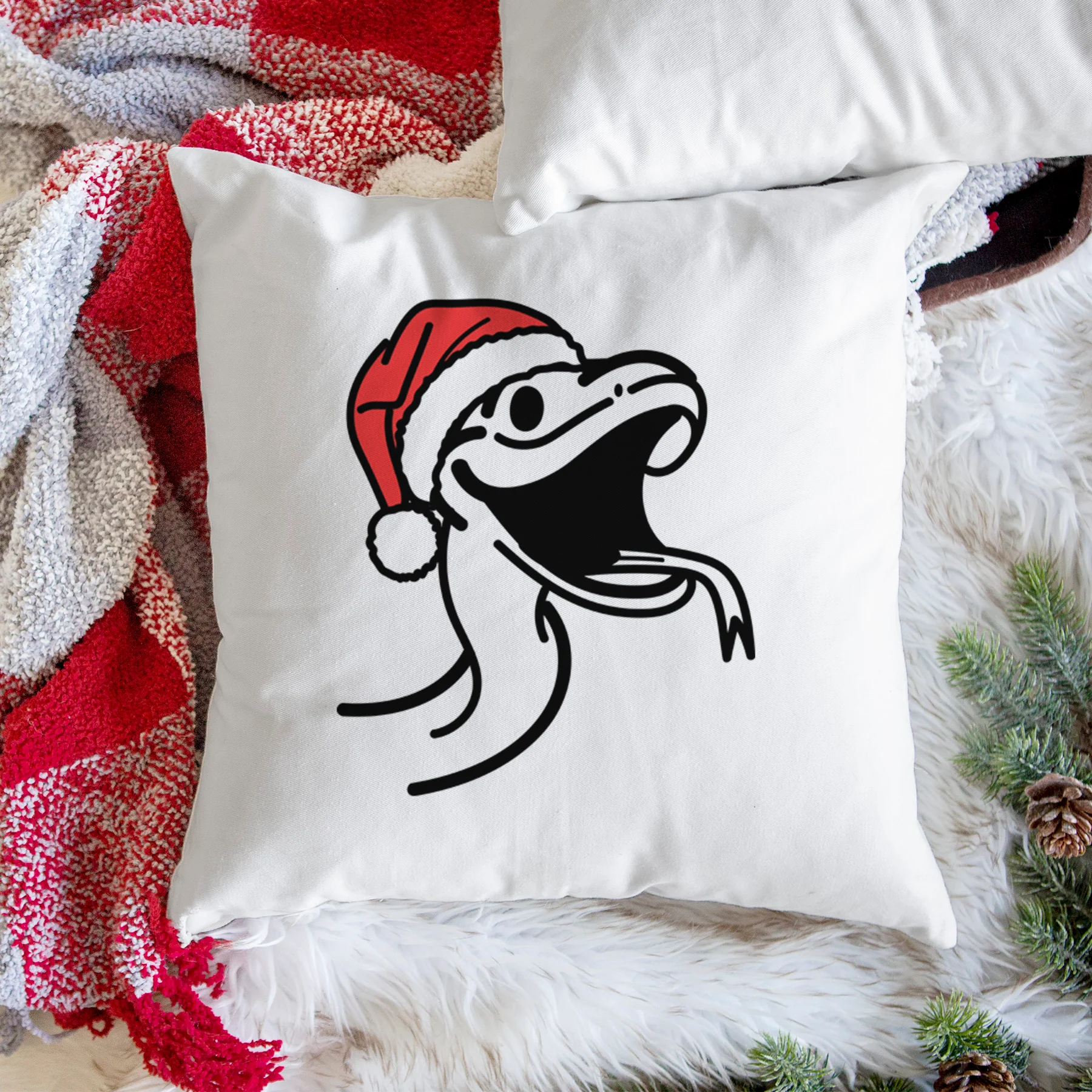 Love Always Snake - Spike - Throw Pillow Cover - Image 3