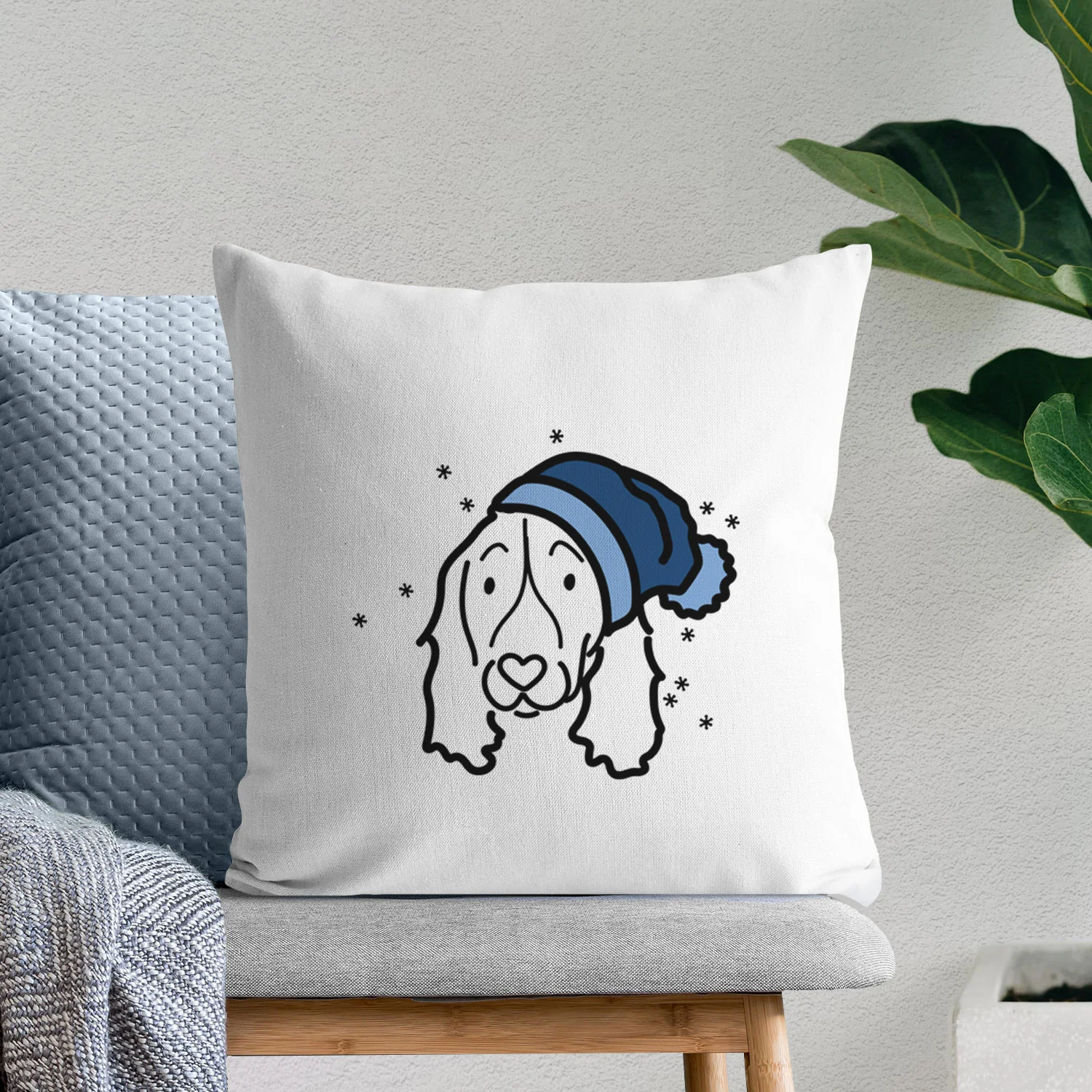 Love Always English Springer Spaniel - Throw Pillow Cover - Image 10