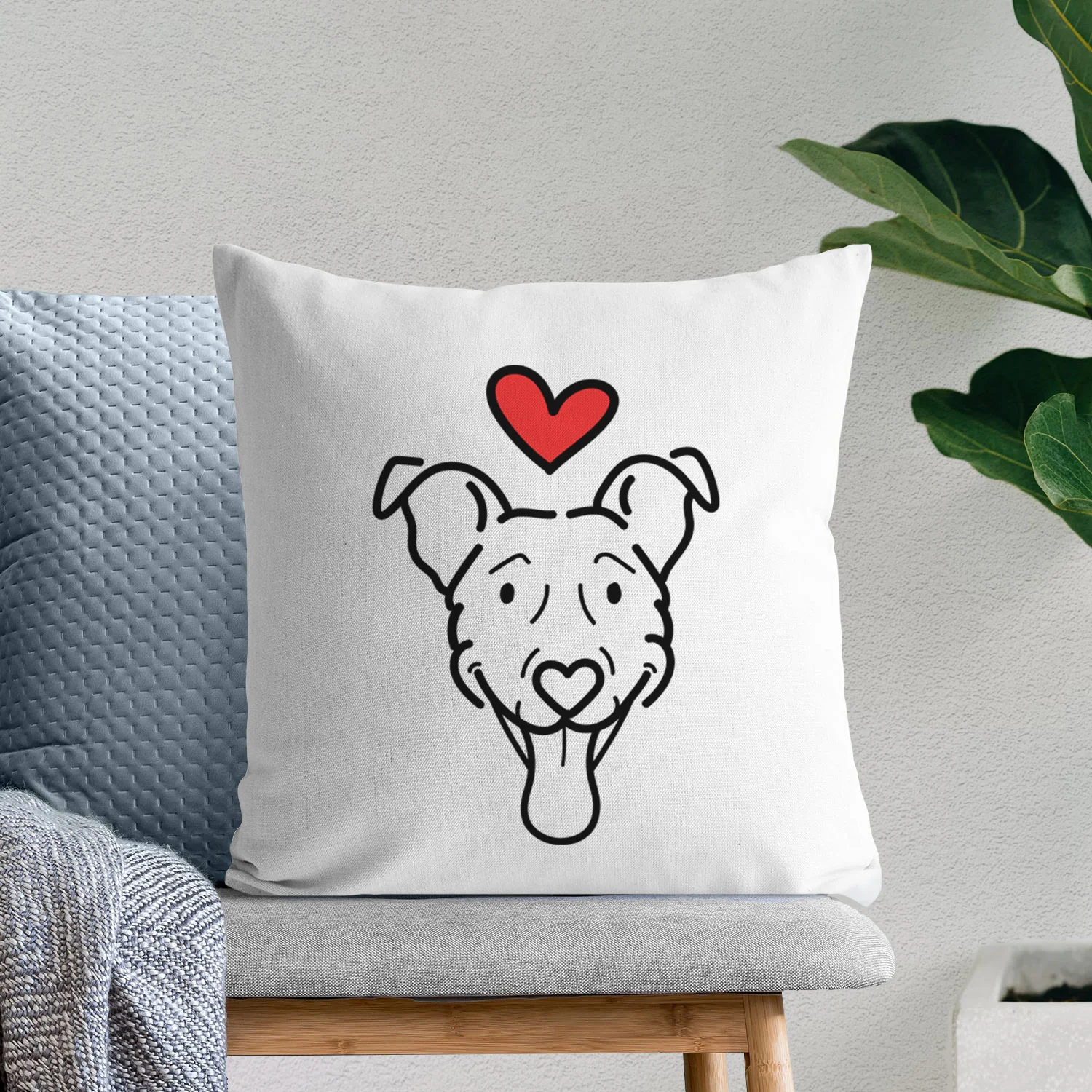 Love Always Vizsla Mix - Tegan - Throw Pillow Cover - Image 6