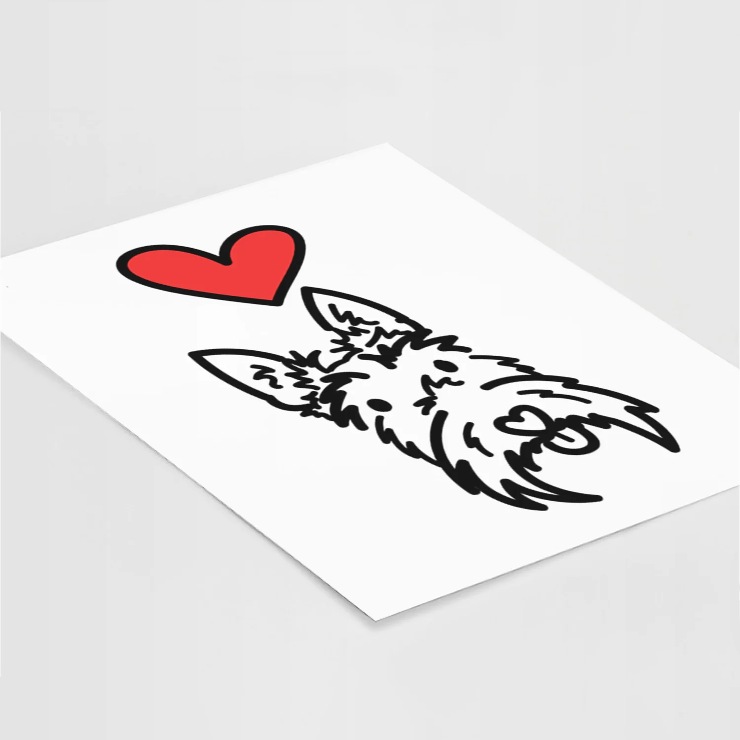 Love Always Scottish Terrier - Thistle Art Print - Image 5