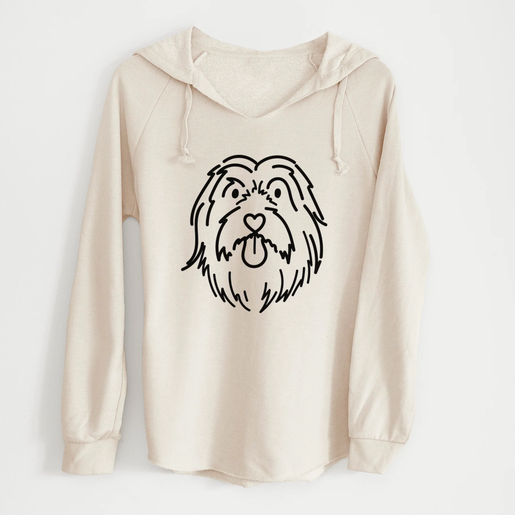 Love Always Bearded Collie - Tucker - Cali Wave Hooded Sweatshirt - Image 16