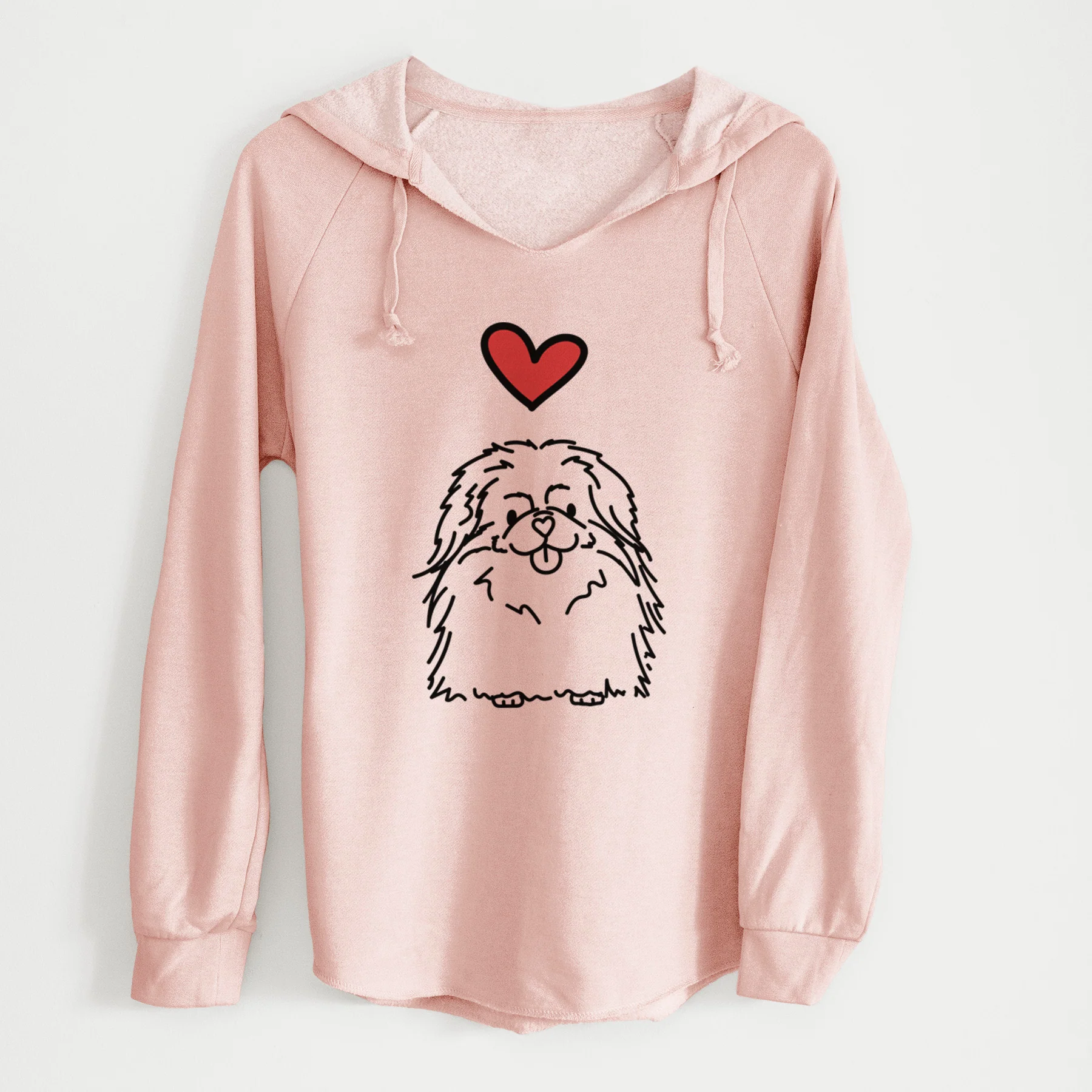 Love Always Pekingese - Viv - Cali Wave Hooded Sweatshirt - Image 7