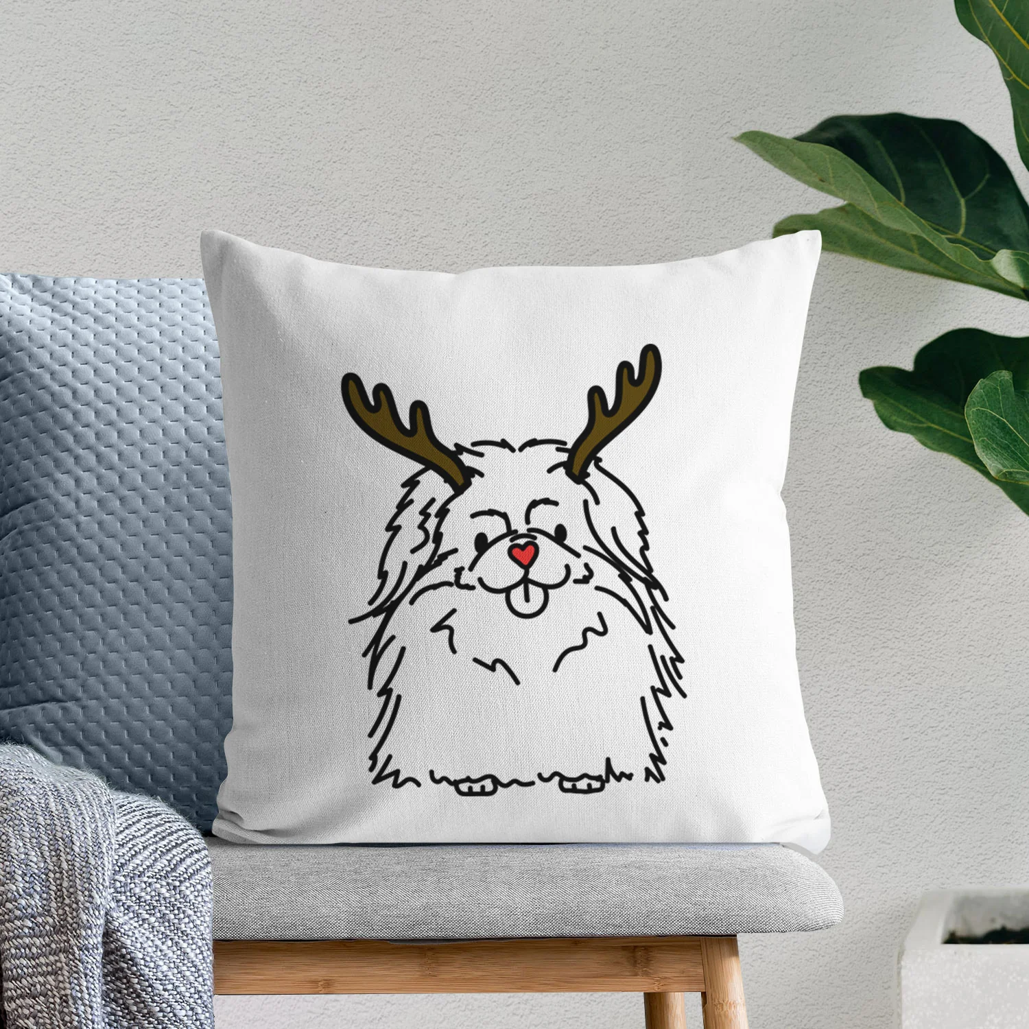 Love Always Pekingese - Viv - Throw Pillow Cover - Image 8