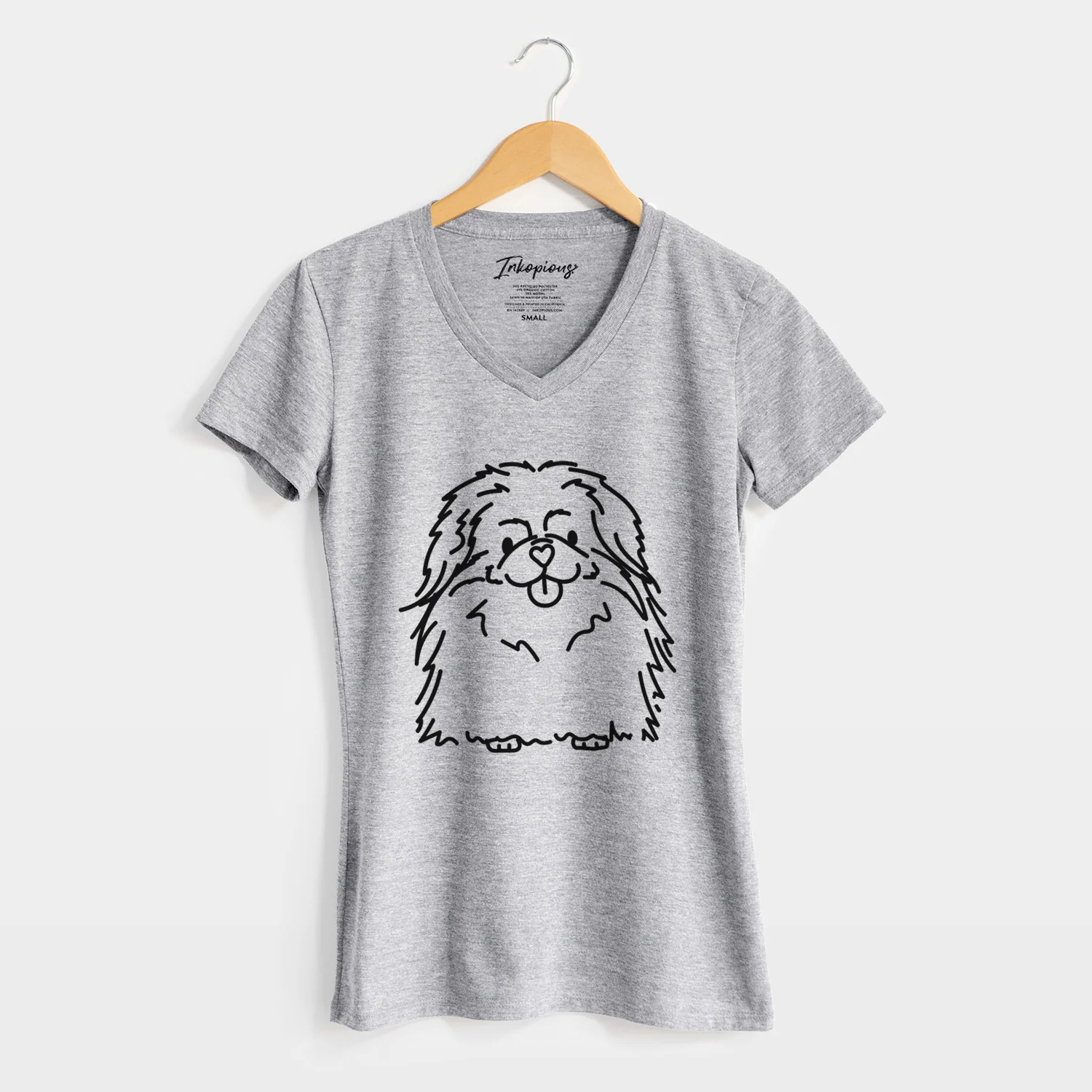 Love Always Pekingese - Viv - Women's Perfect V-neck Shirt - Image 8